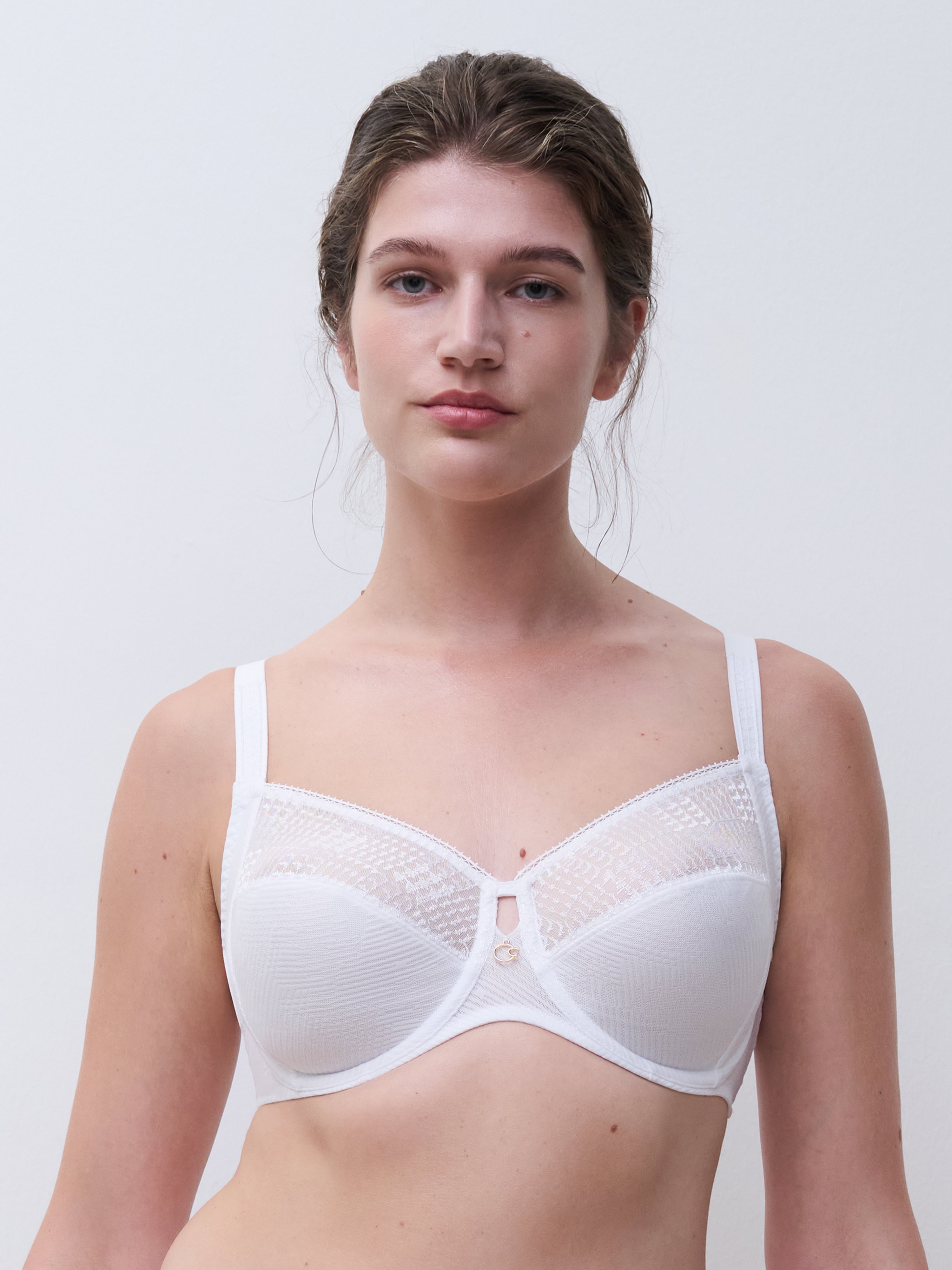 Full-cup bra CHANTELLE White