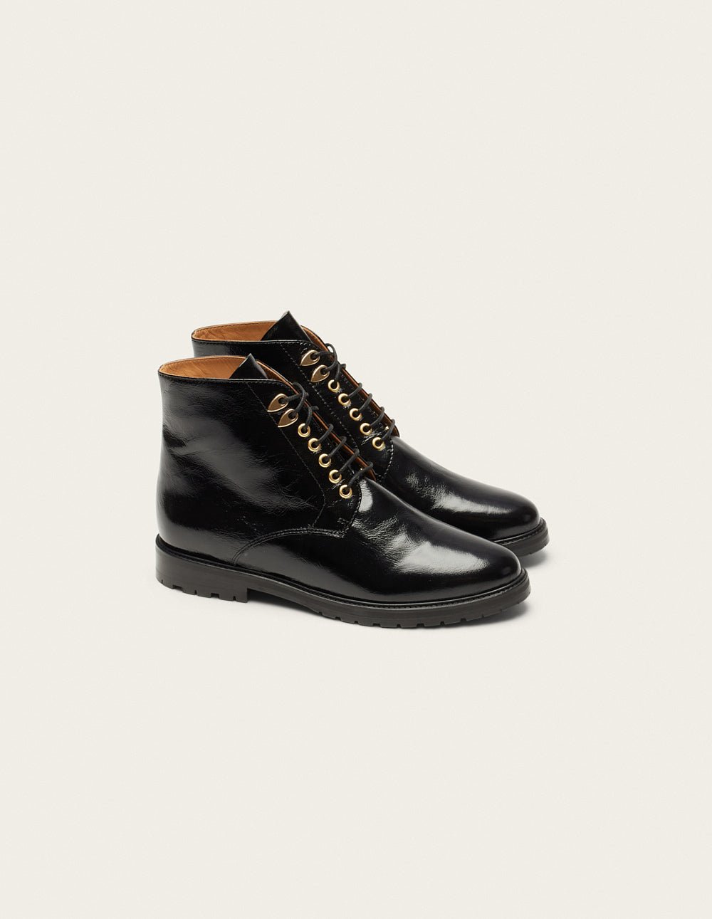 Lace-up ankle boots ODAJE EX. M.MOUSTACHE Black