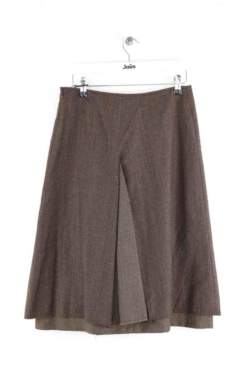 Wool skirt KENZO - SECONDE MAIN Brown