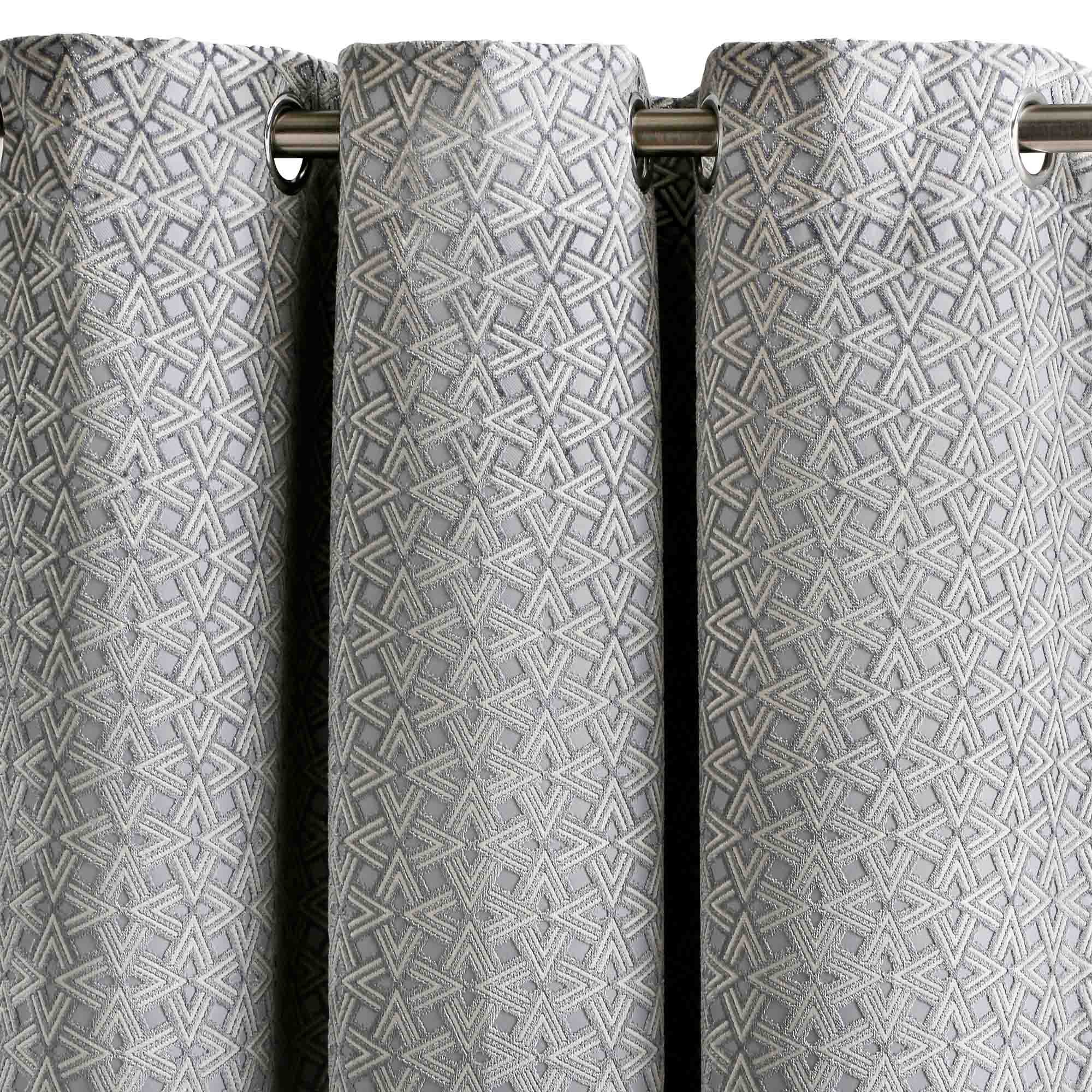 Rideau à oeillets MADURA Gris