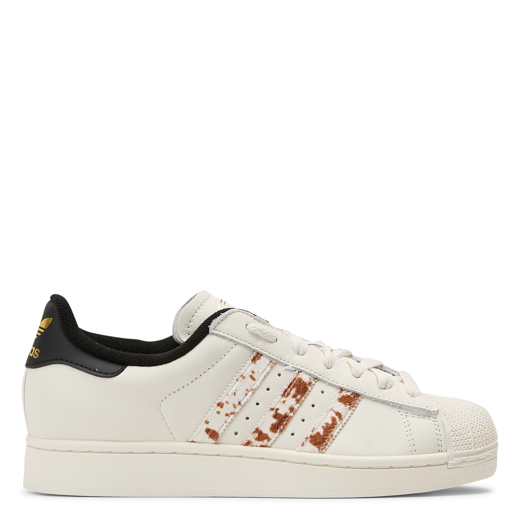 Baskets basses en cuir ADIDAS Blanc