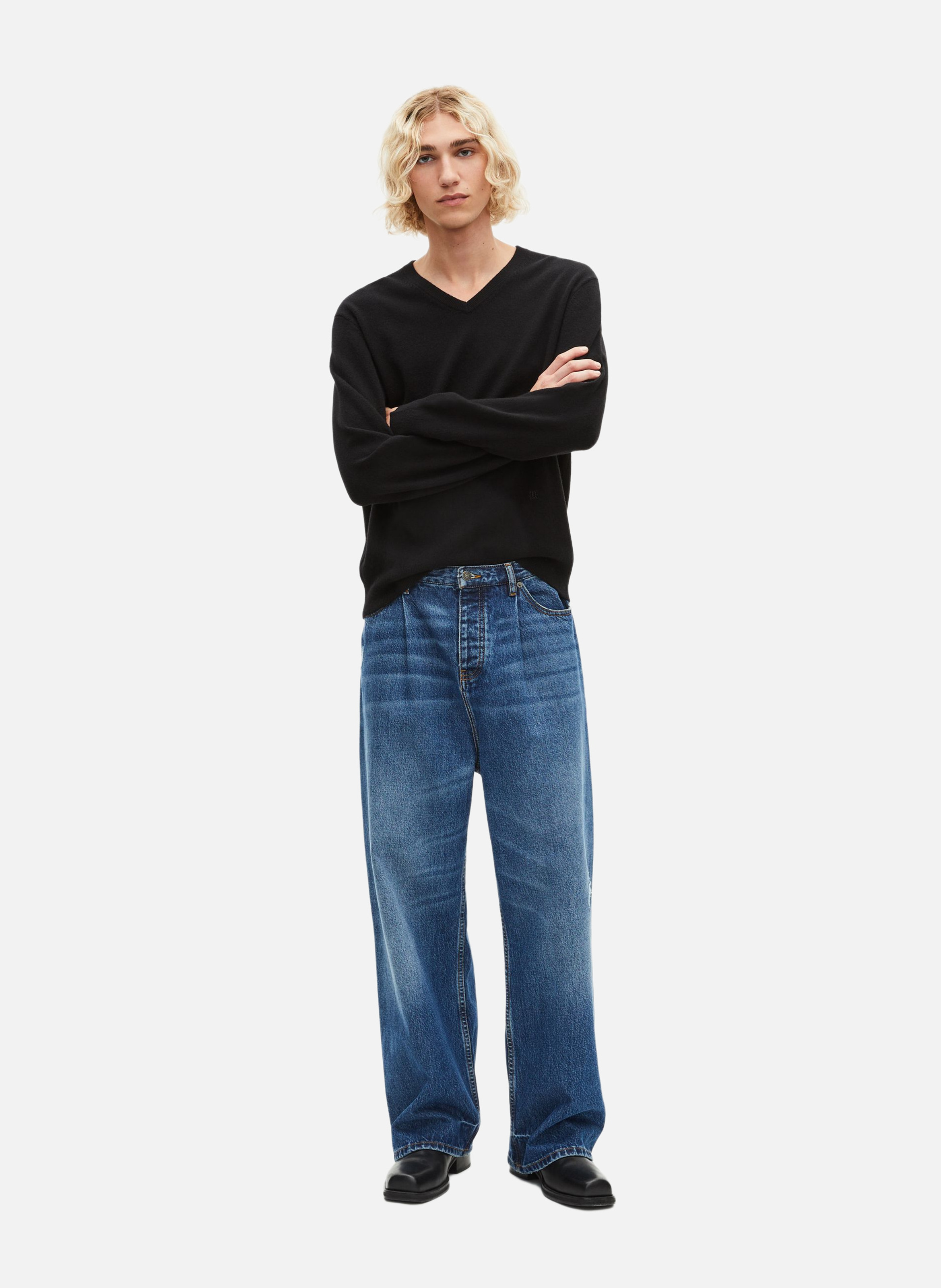 Cashmere sweater Black