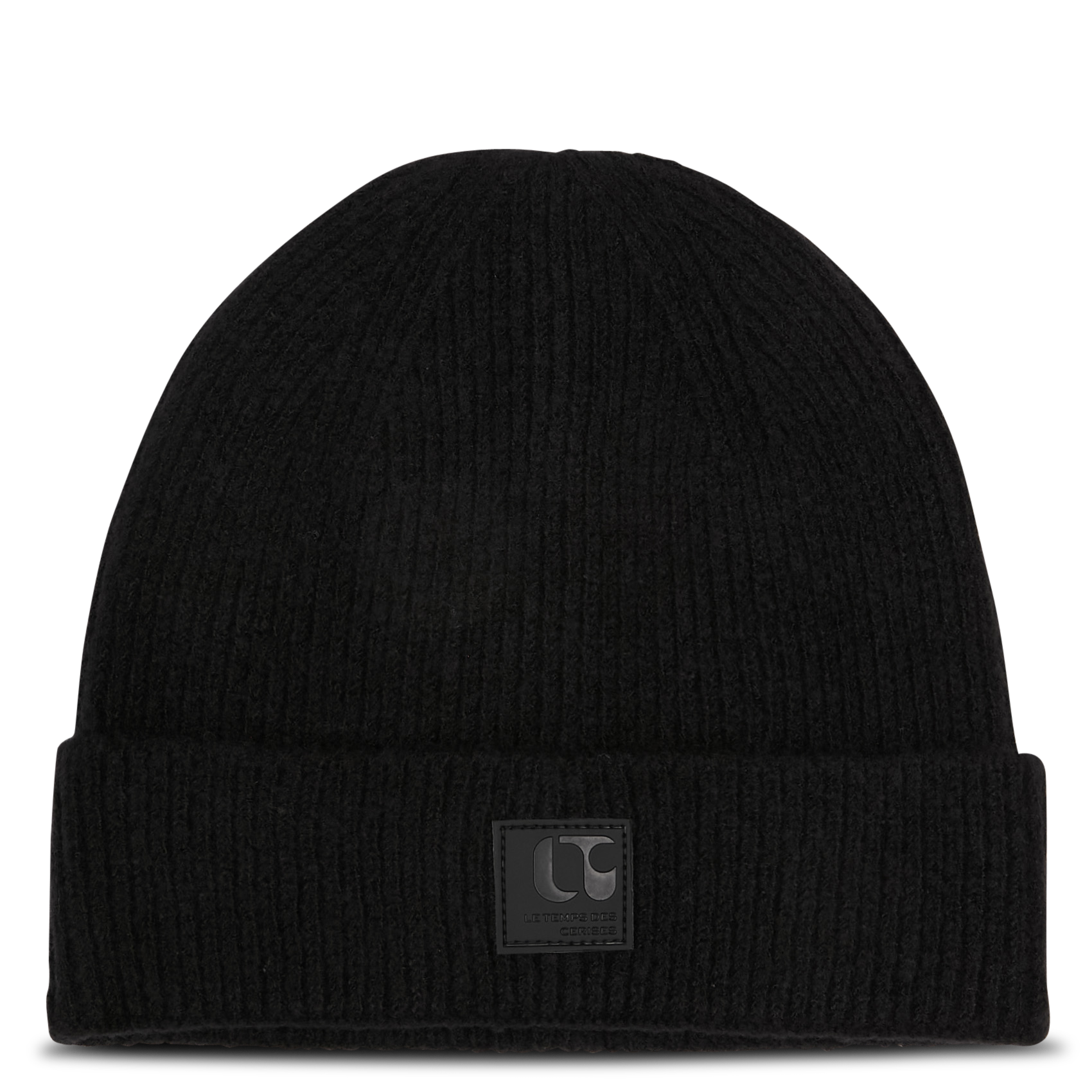 Effen muts van tricot LE TEMPS DES CERISES Zwart
