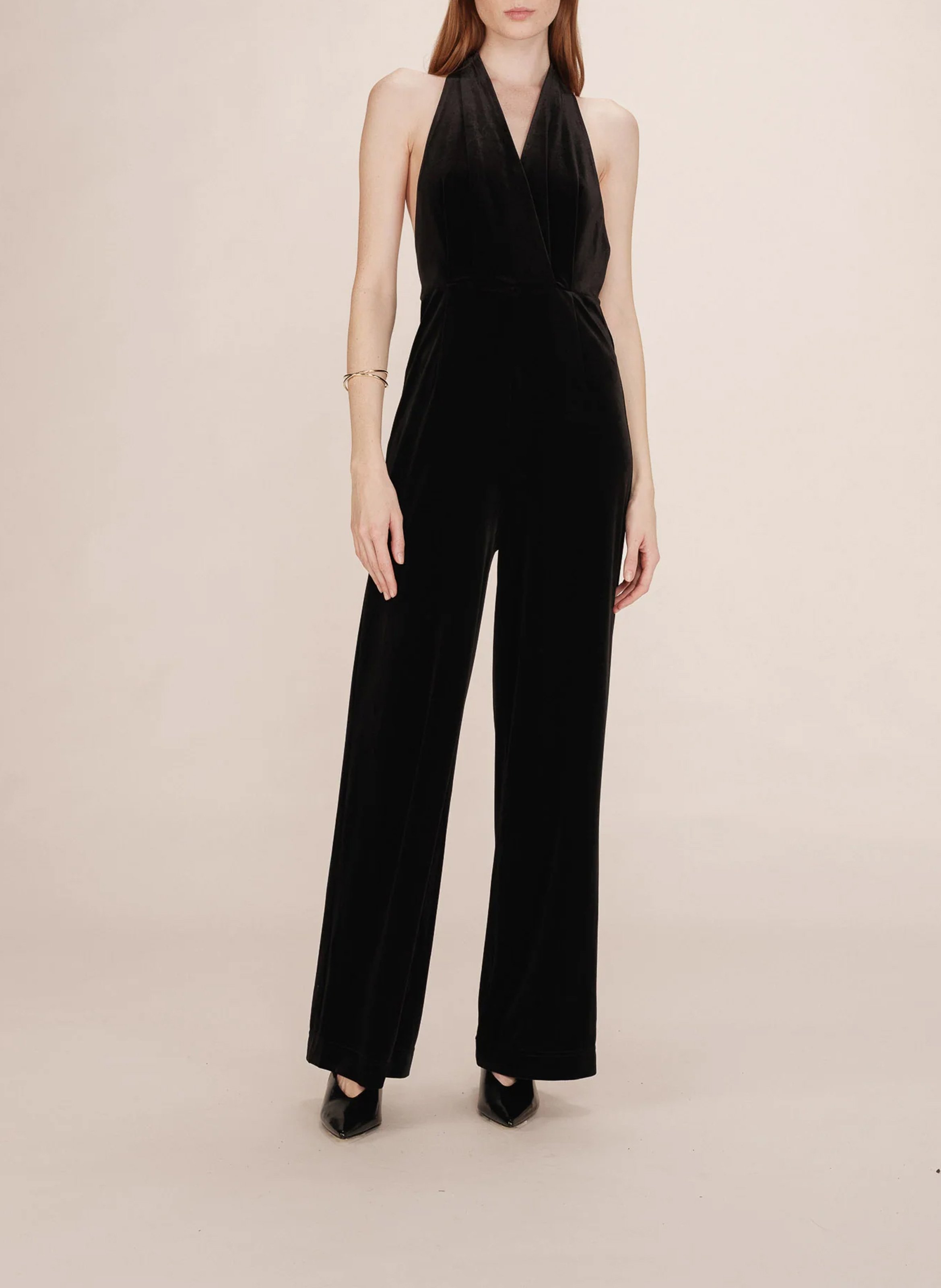 Combinaison en velours GRACE ET MILA Noir