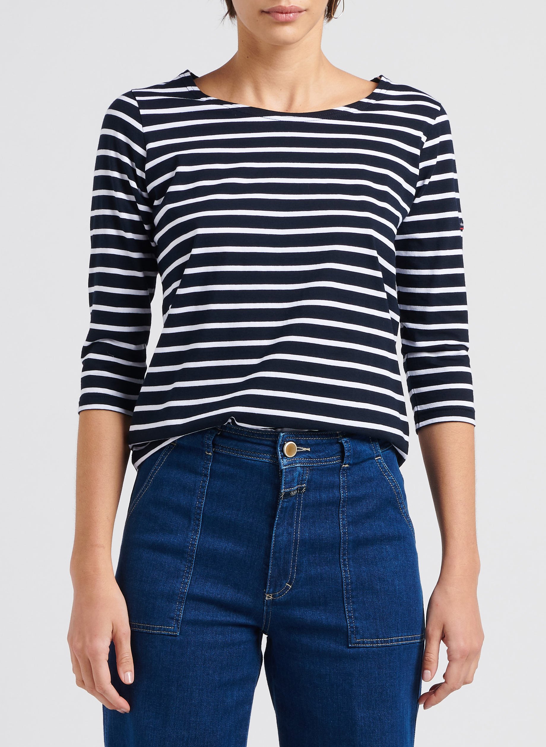 Matrosenshirt aus leichtem Jersey mit Rundhalsausschnitt ARMOR LUX