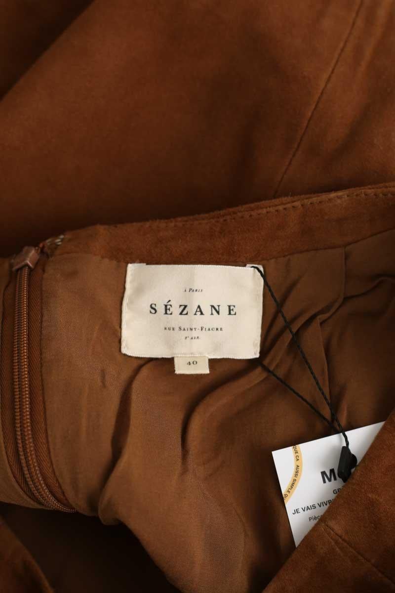Mini skirt SEZANE - Seconde main Brown