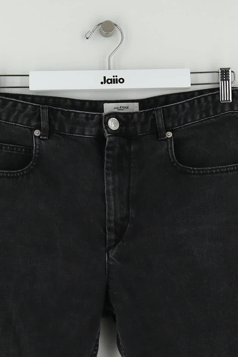 - Straight-leg jeans
- 5 pockets
- Straight cut
- Faded effect ISABEL MARANT ÉTOILE - SECONDE MAIN Black