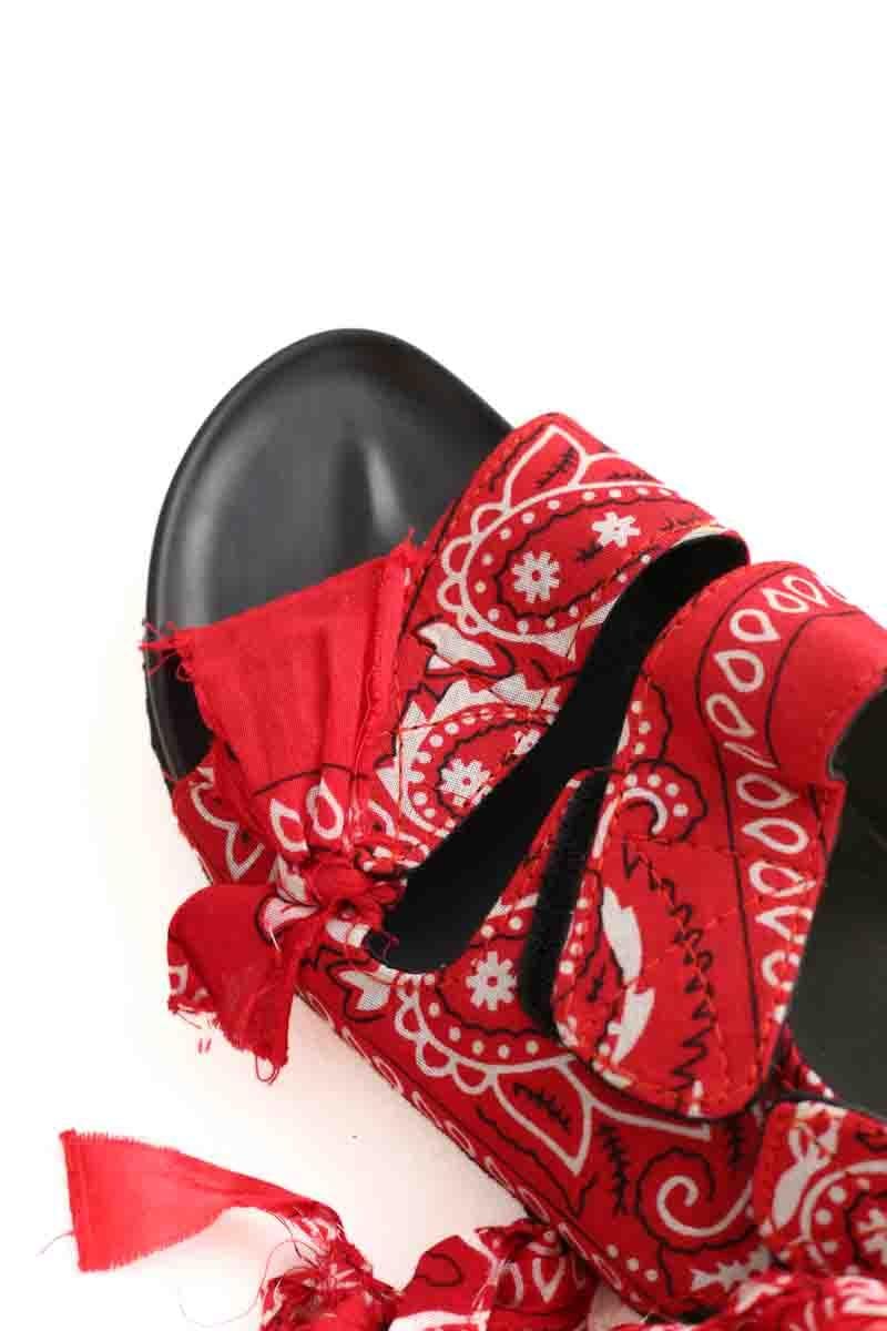 Faux leather sandals ARIZONA LOVE - Seconde Main Red