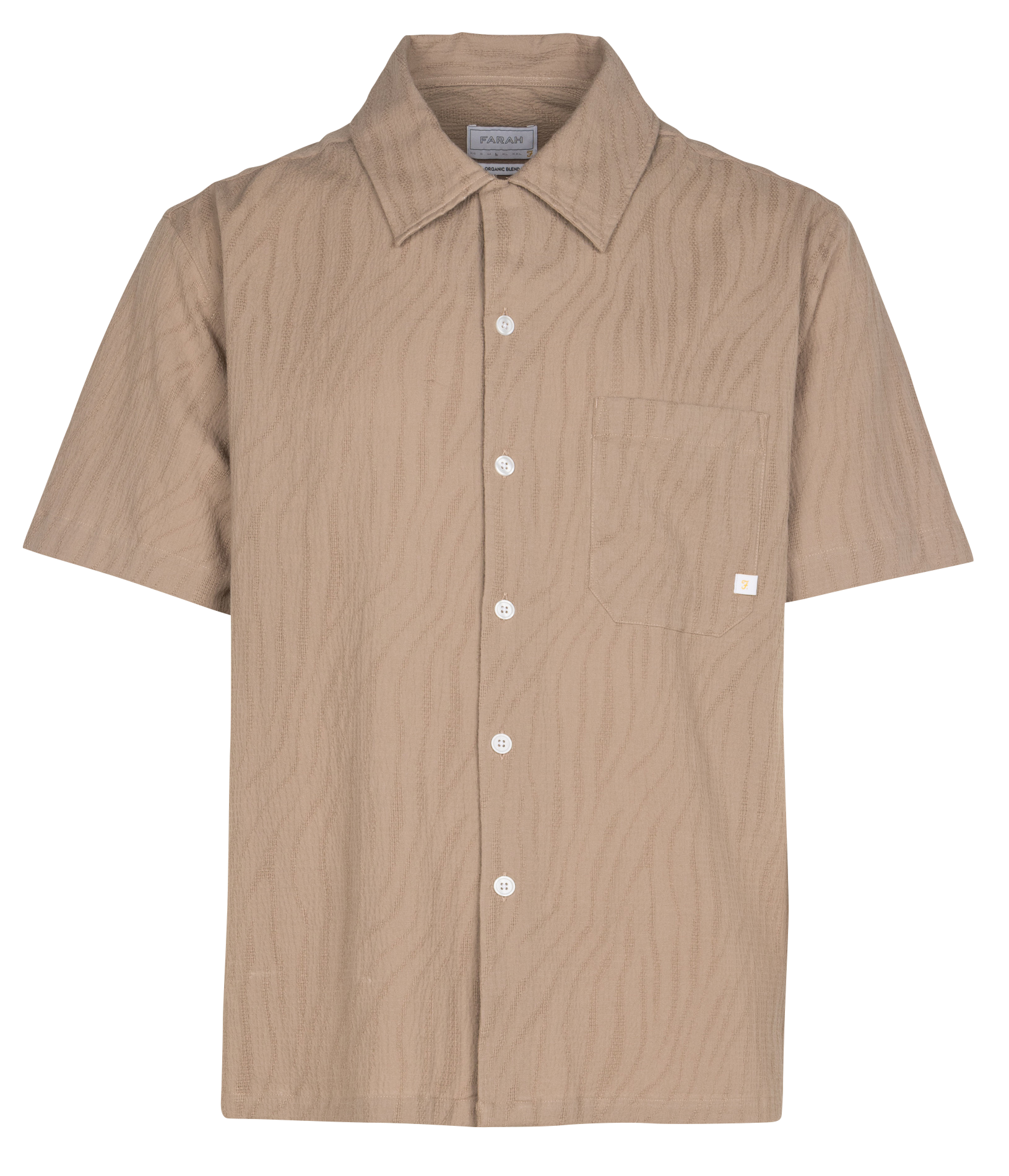 Oversized blouse met klassieke kraag | biokatoenblend FARAH Grijs