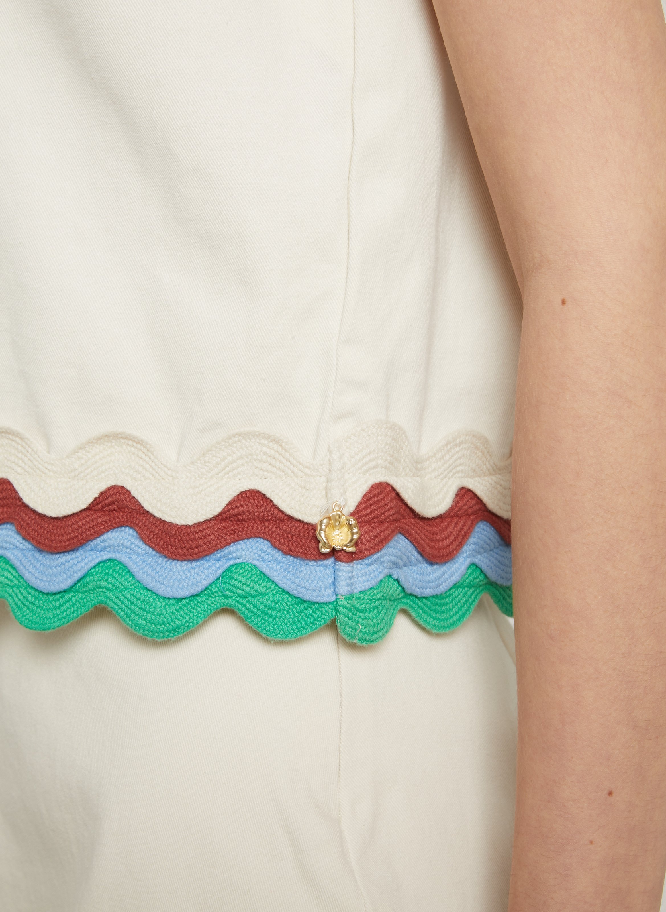 Top court en coton FABIENNE CHAPOT Blanc