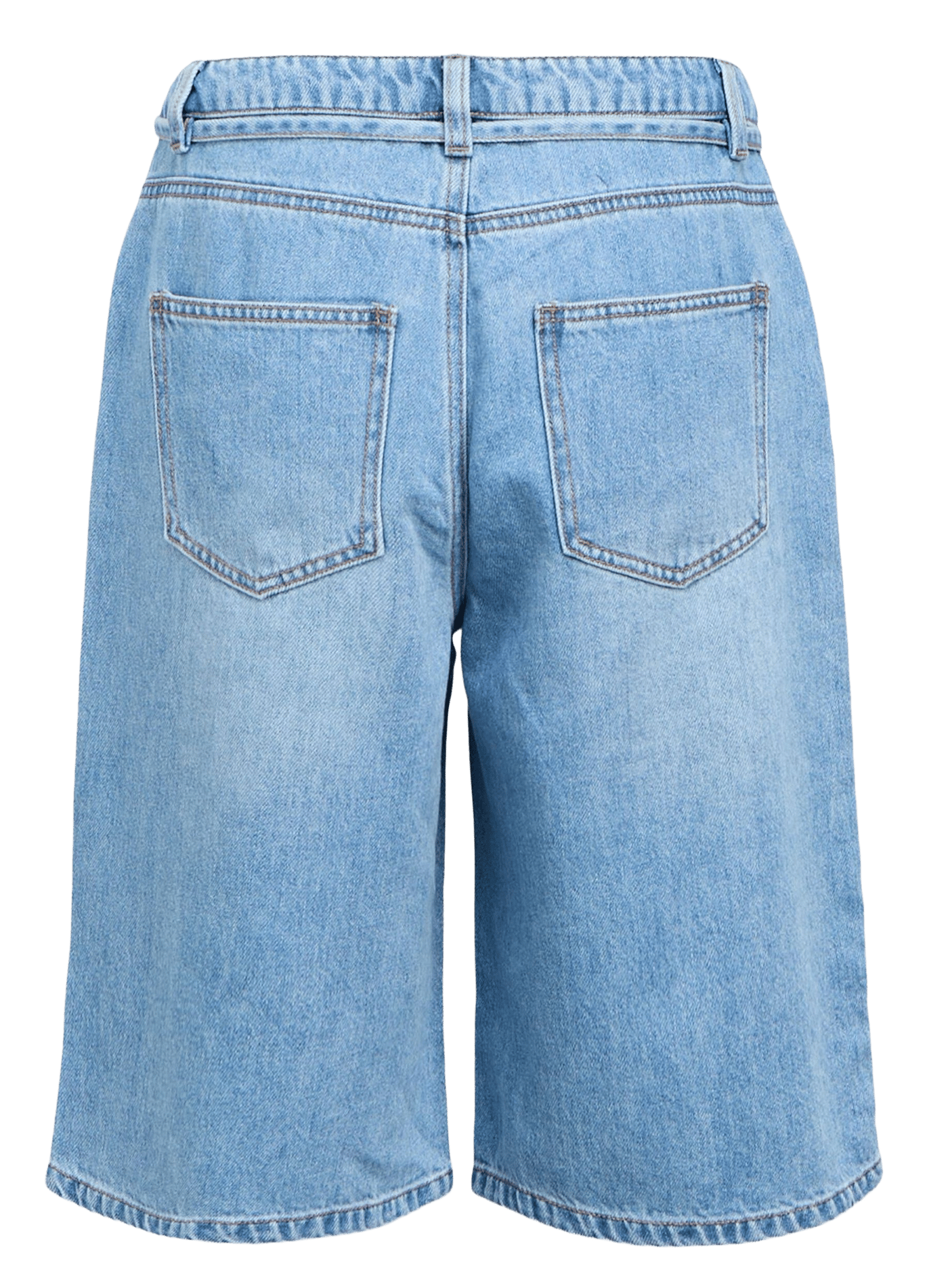 Grote bermuda van biologisch katoenmix OBJECT Blauw