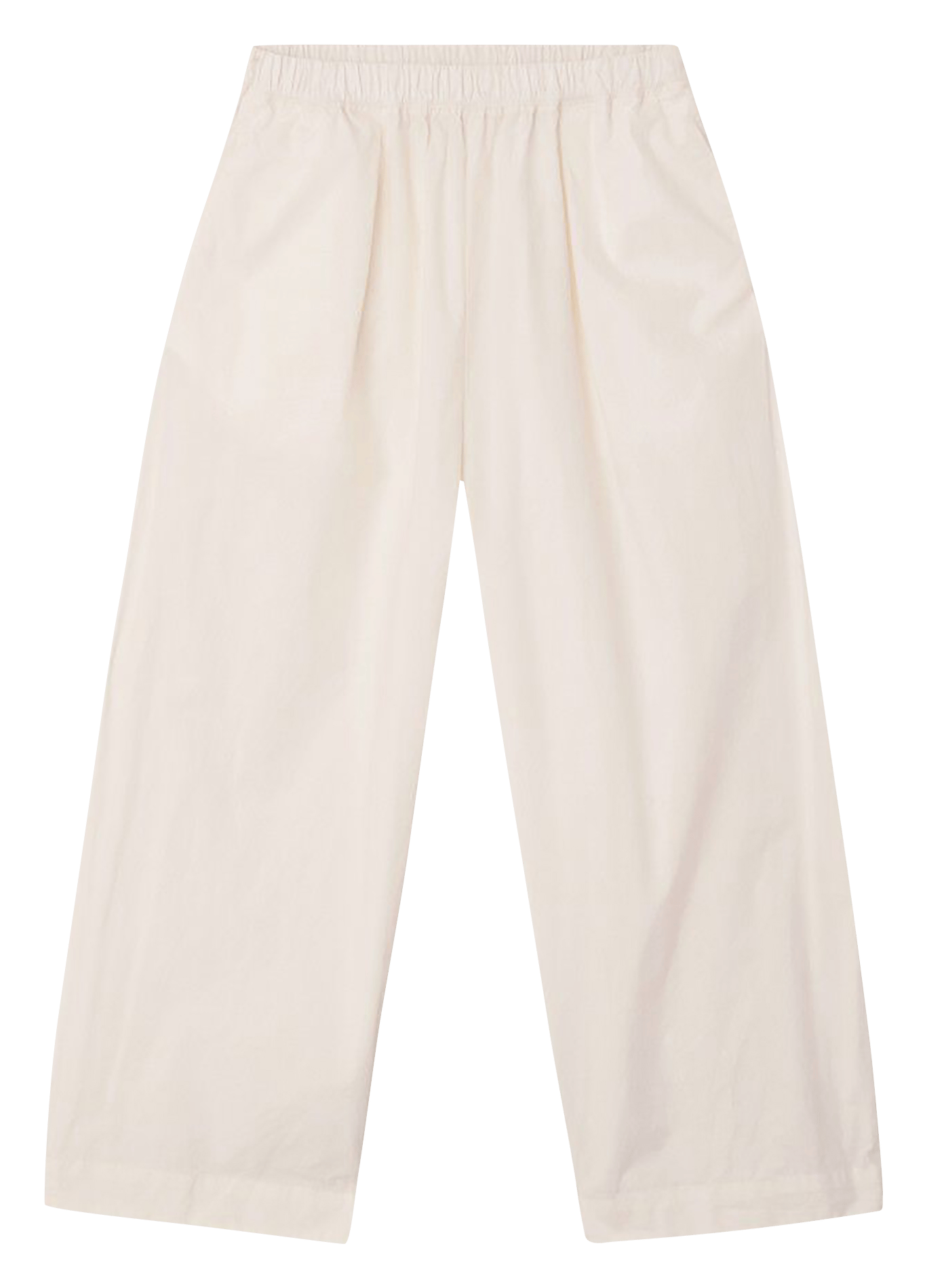 High-waisted plain oversized joggers AMERICAN VINTAGE White