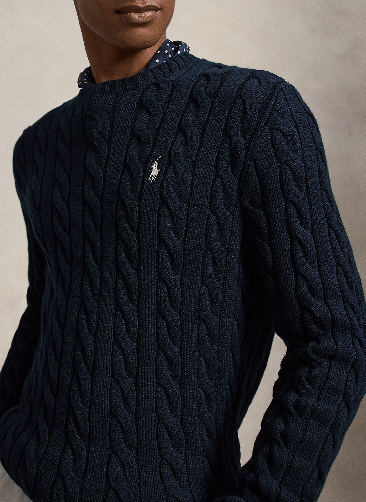 Cotton round-neck sweater  POLO RALPH LAUREN Blue