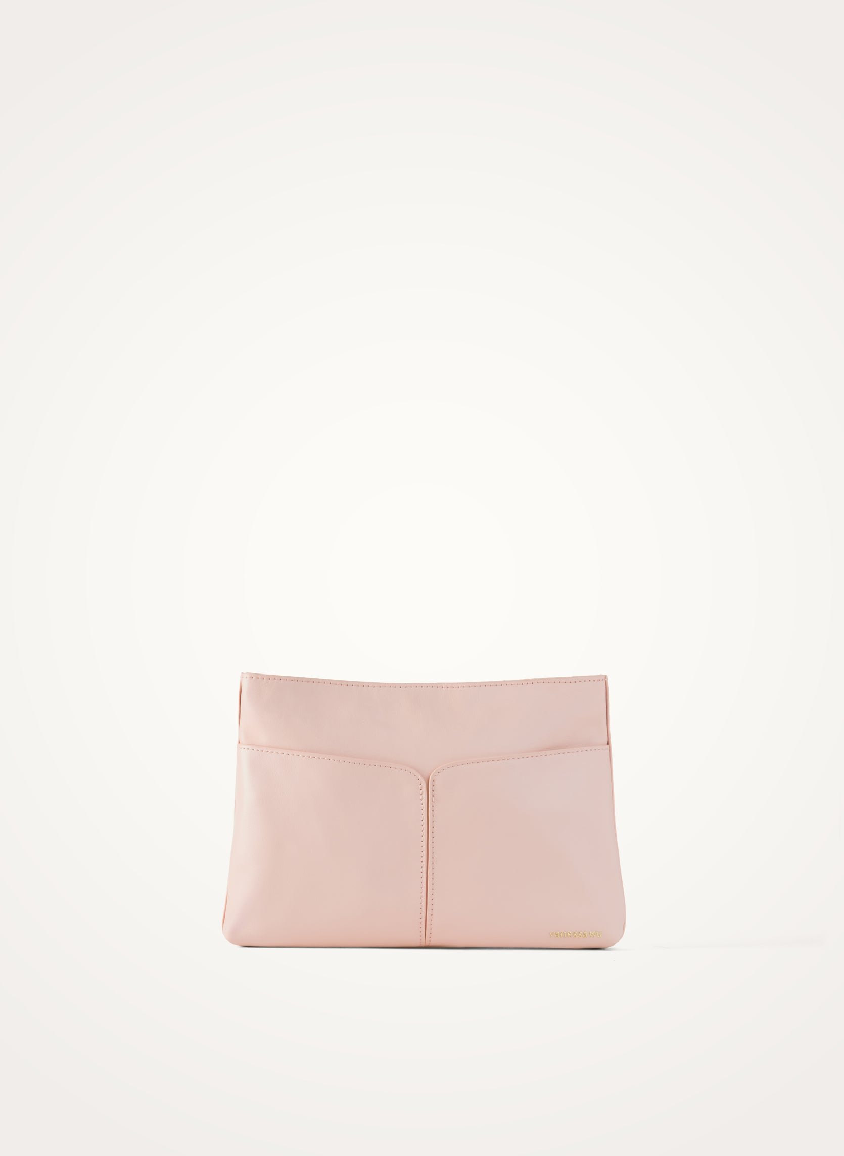 Bag with handles and shoulder strap POCHETTE MIRA Rose