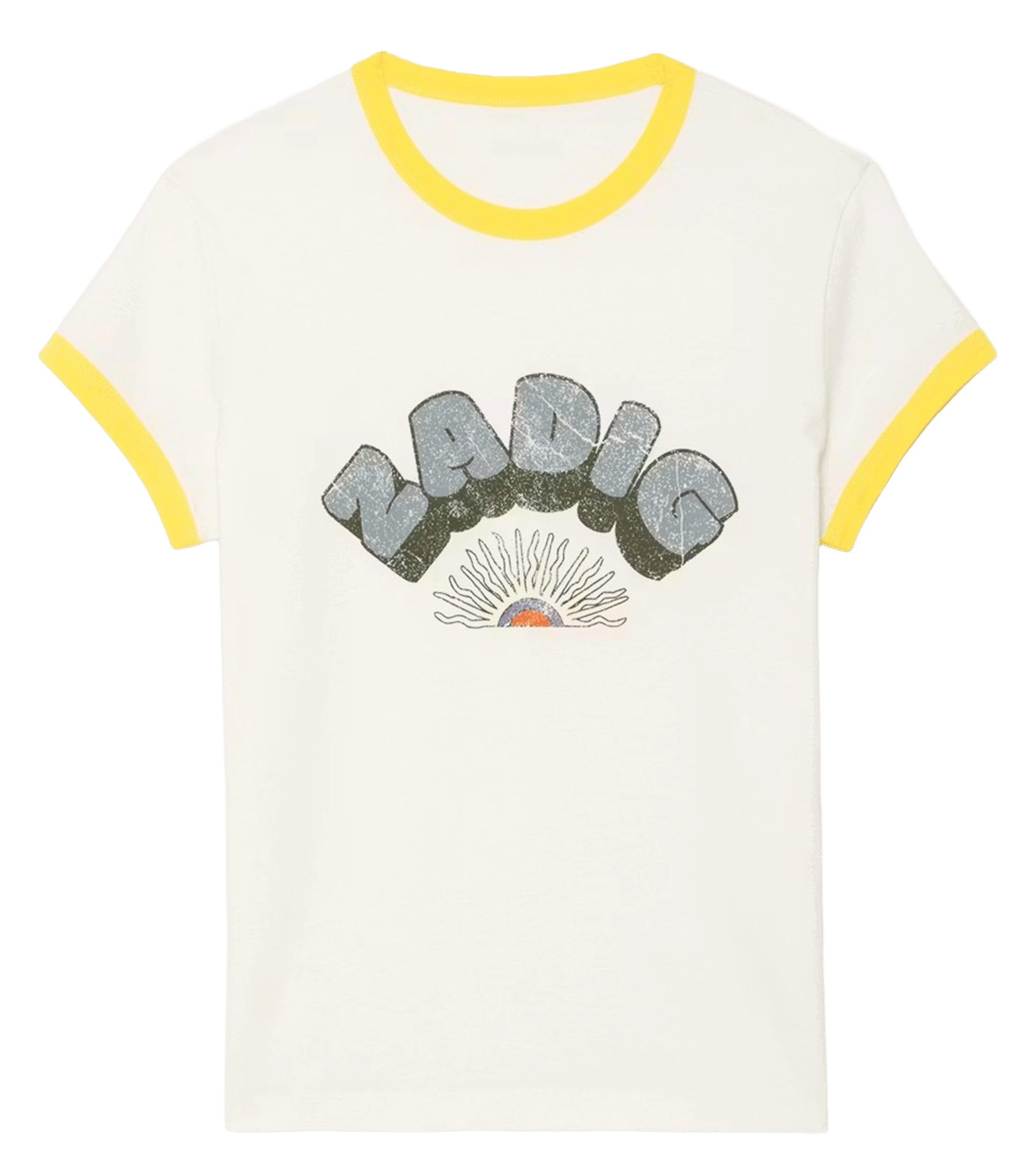 Tee-shirt col rond en coton bio  ZADIG&VOLTAIRE Blanc