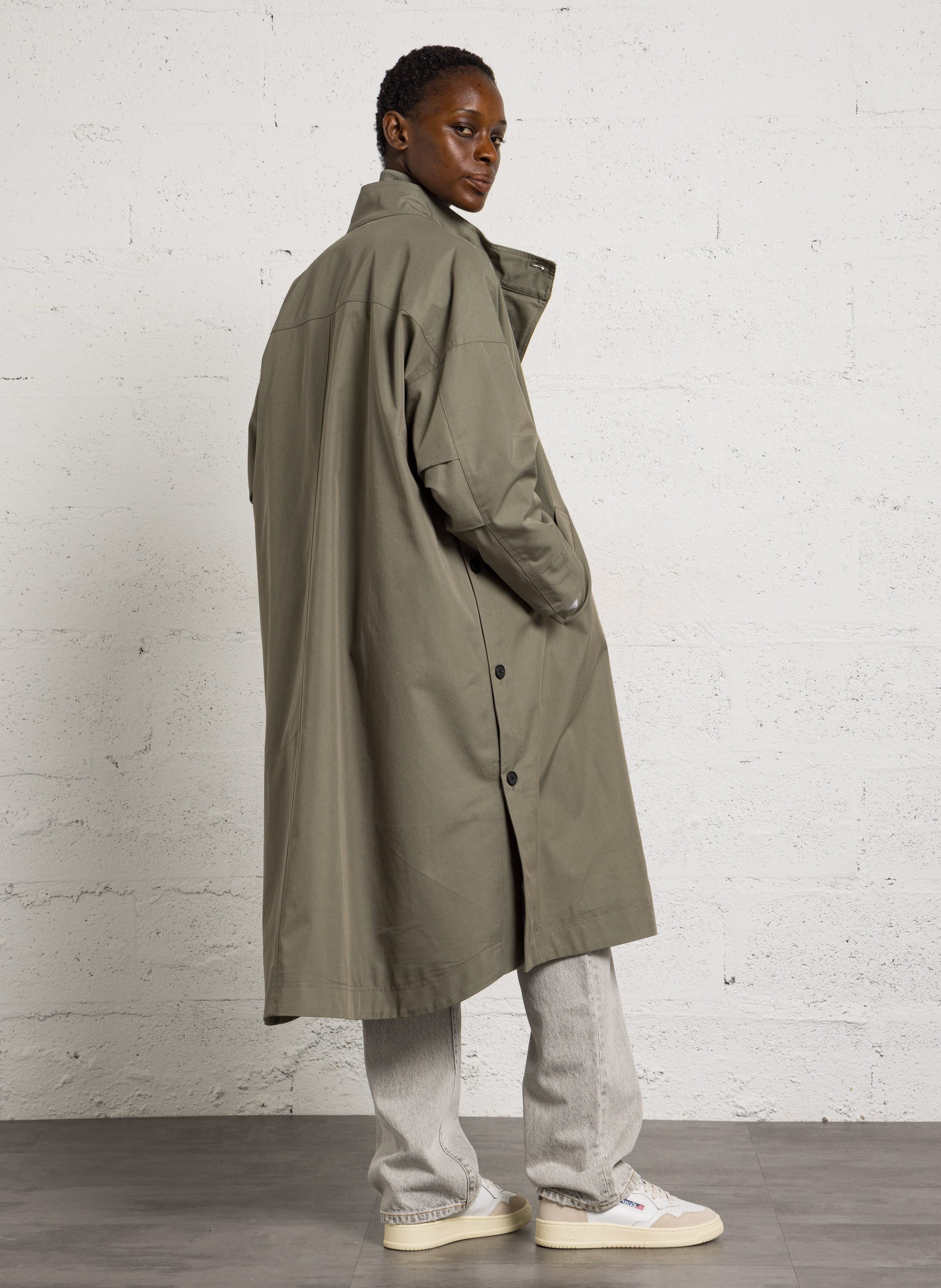 Belted coat BELLEROSE Green