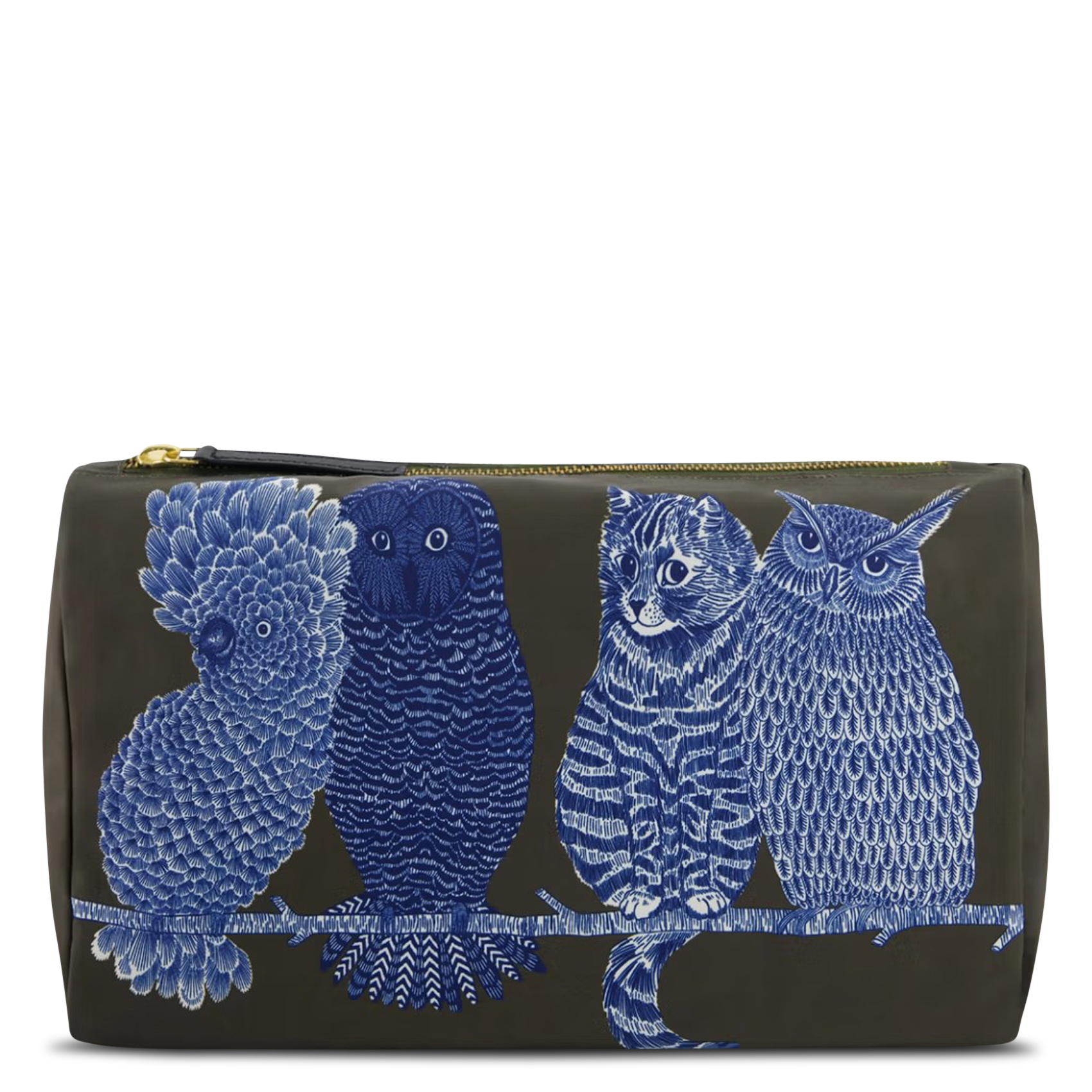 Trousse imprimée INOUI EDITIONS Kaki