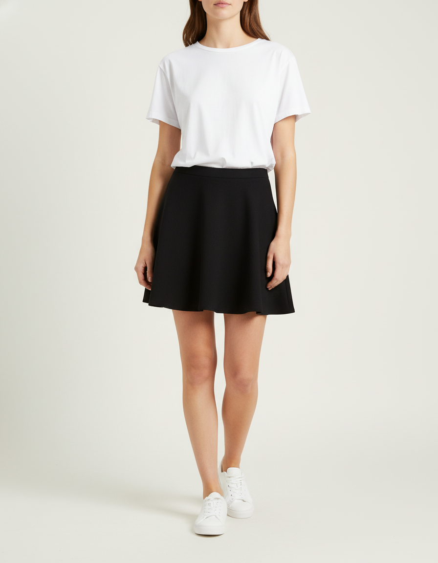 Short & midi skirt TARA JARMON - Seconde Main Blue