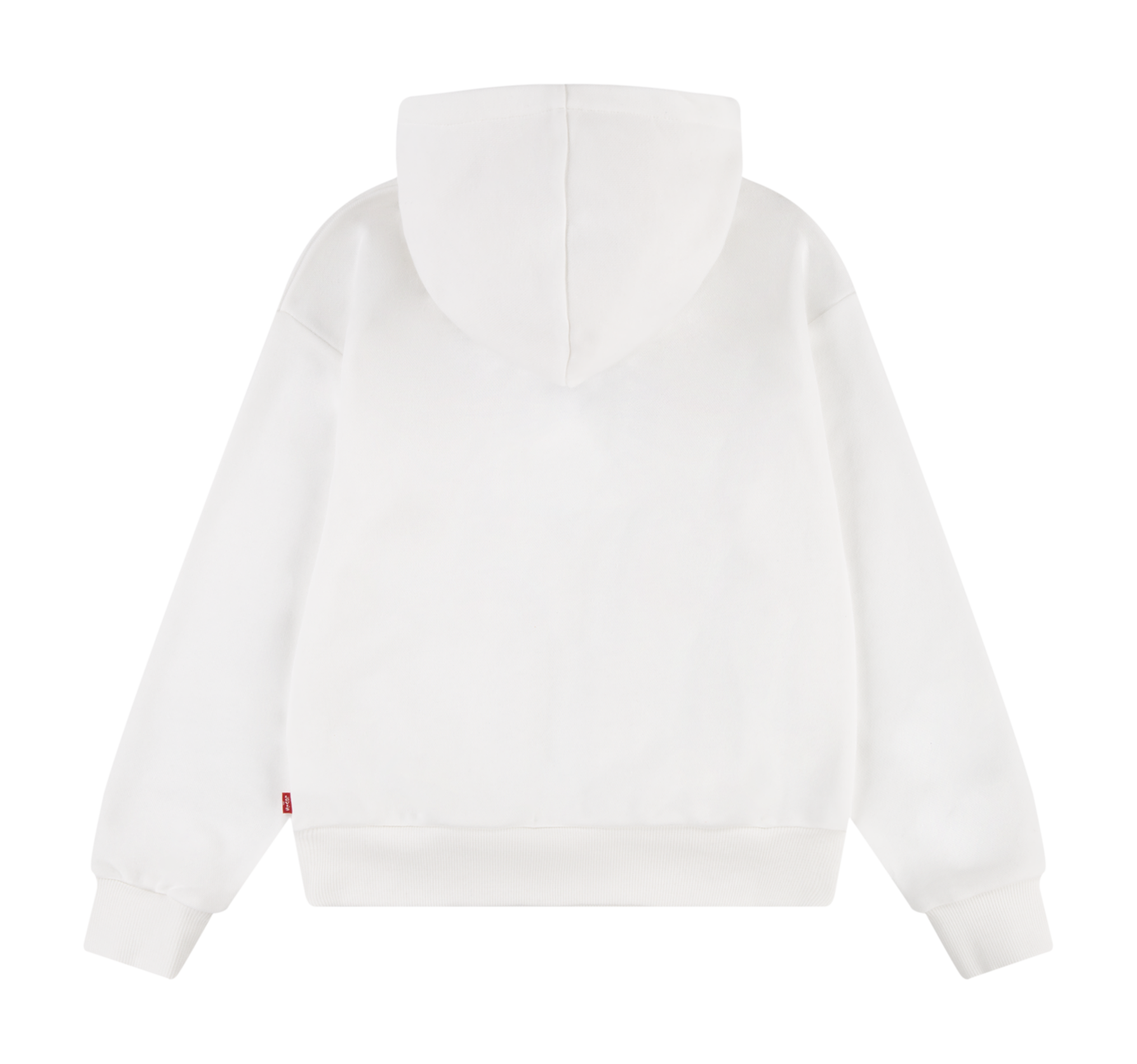 Cotton-blend hoodie with printed logo LEVI'S KIDS White