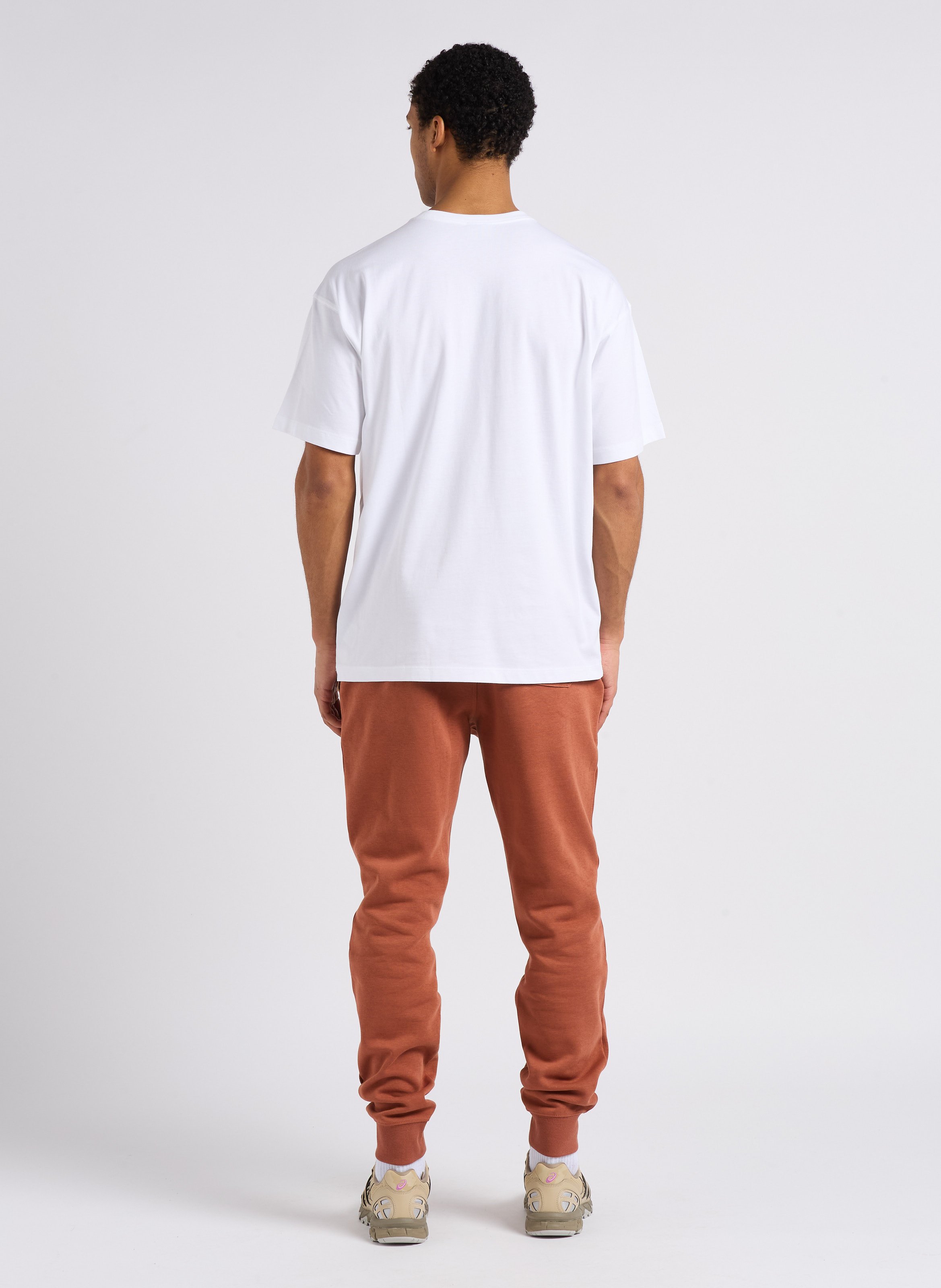 Round-neck cotton T-shirt COLUMBIA White