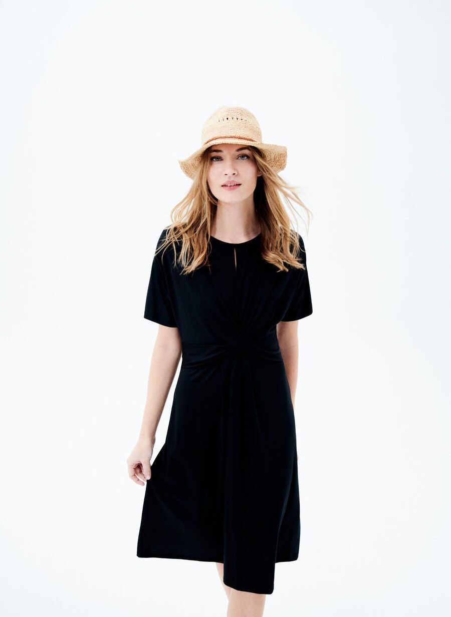 Robe noir caroll fashion