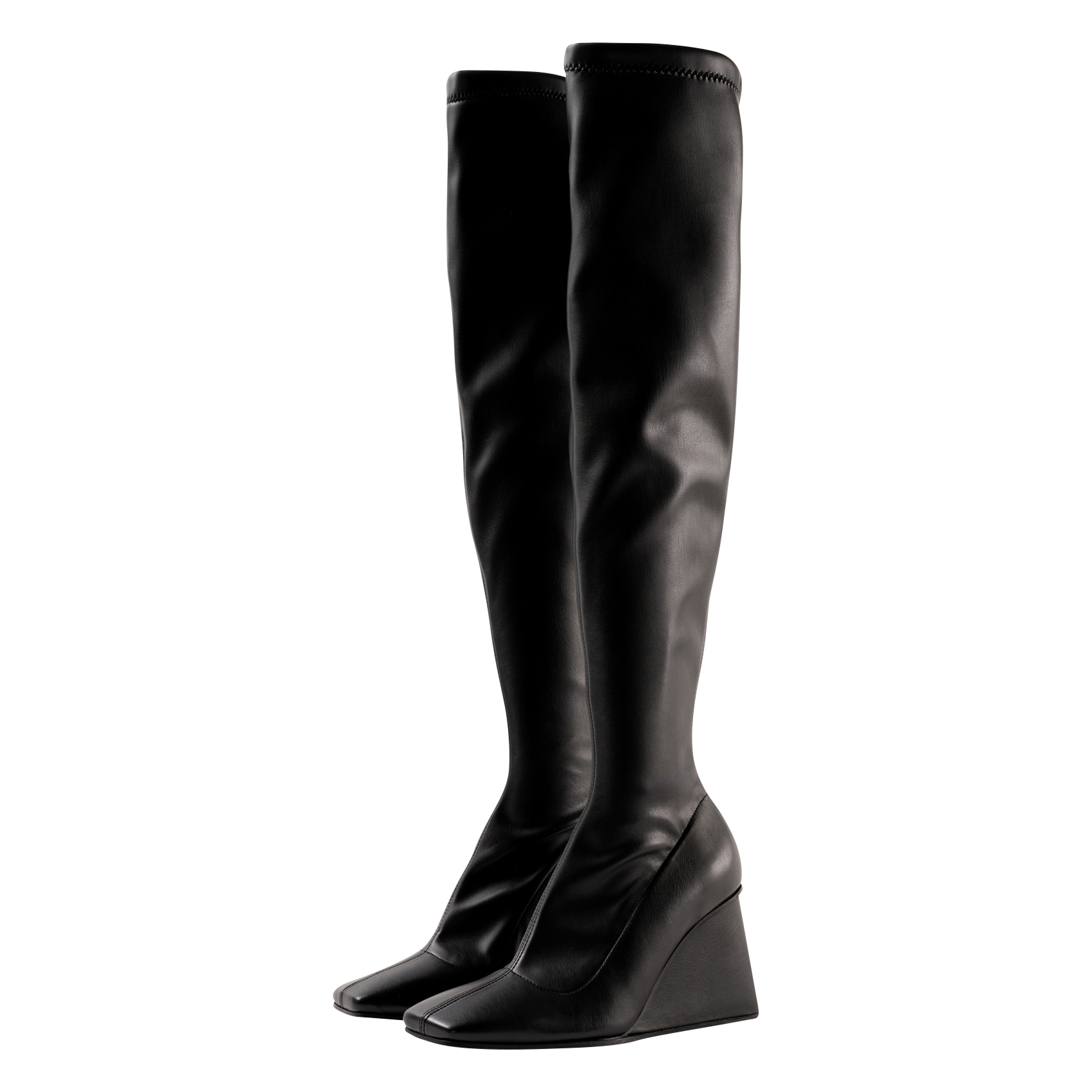 Cuissardes effet cuir SOULIER MARTINEZ Noir