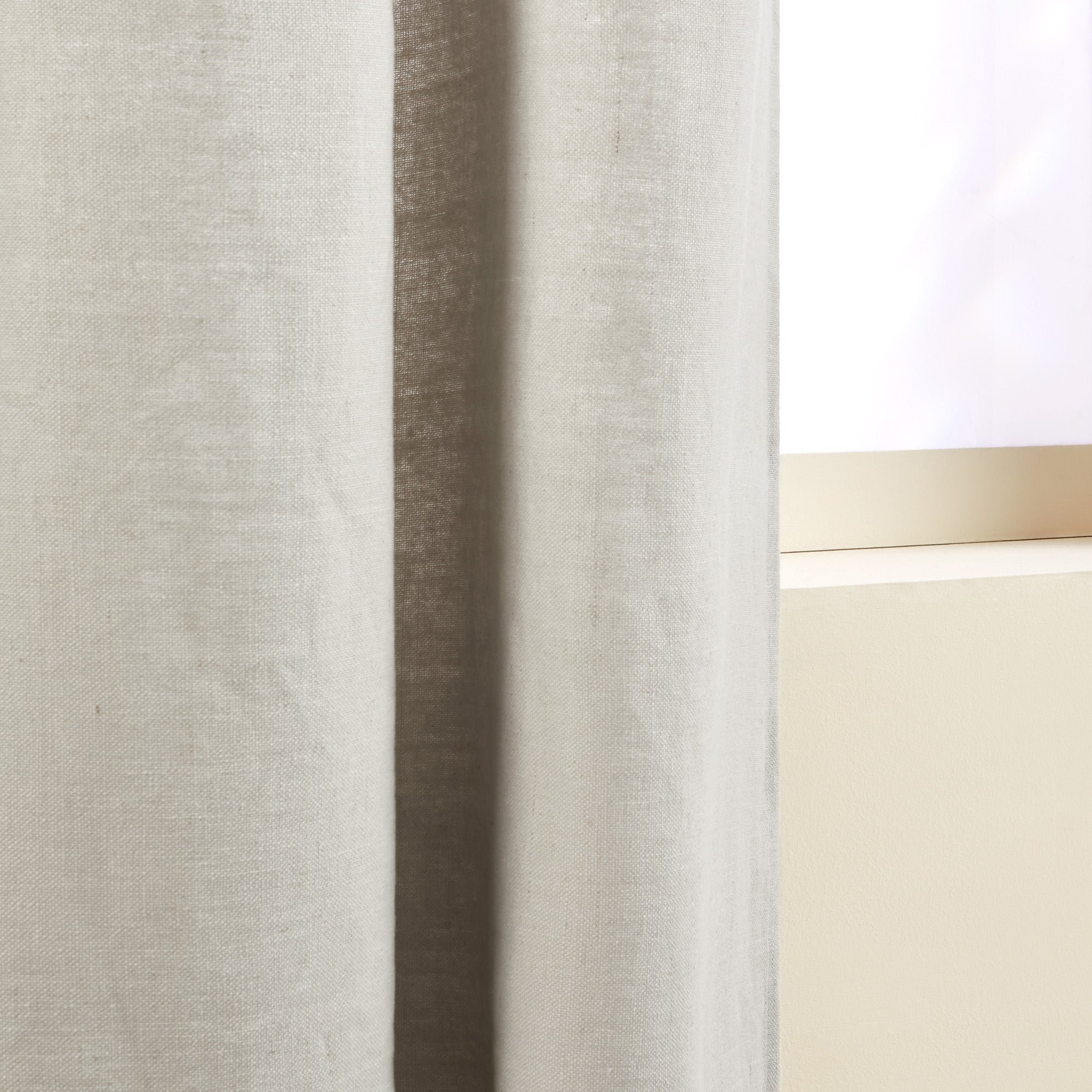 AUBIN - Linen curtain with eyelets MADURA Grey