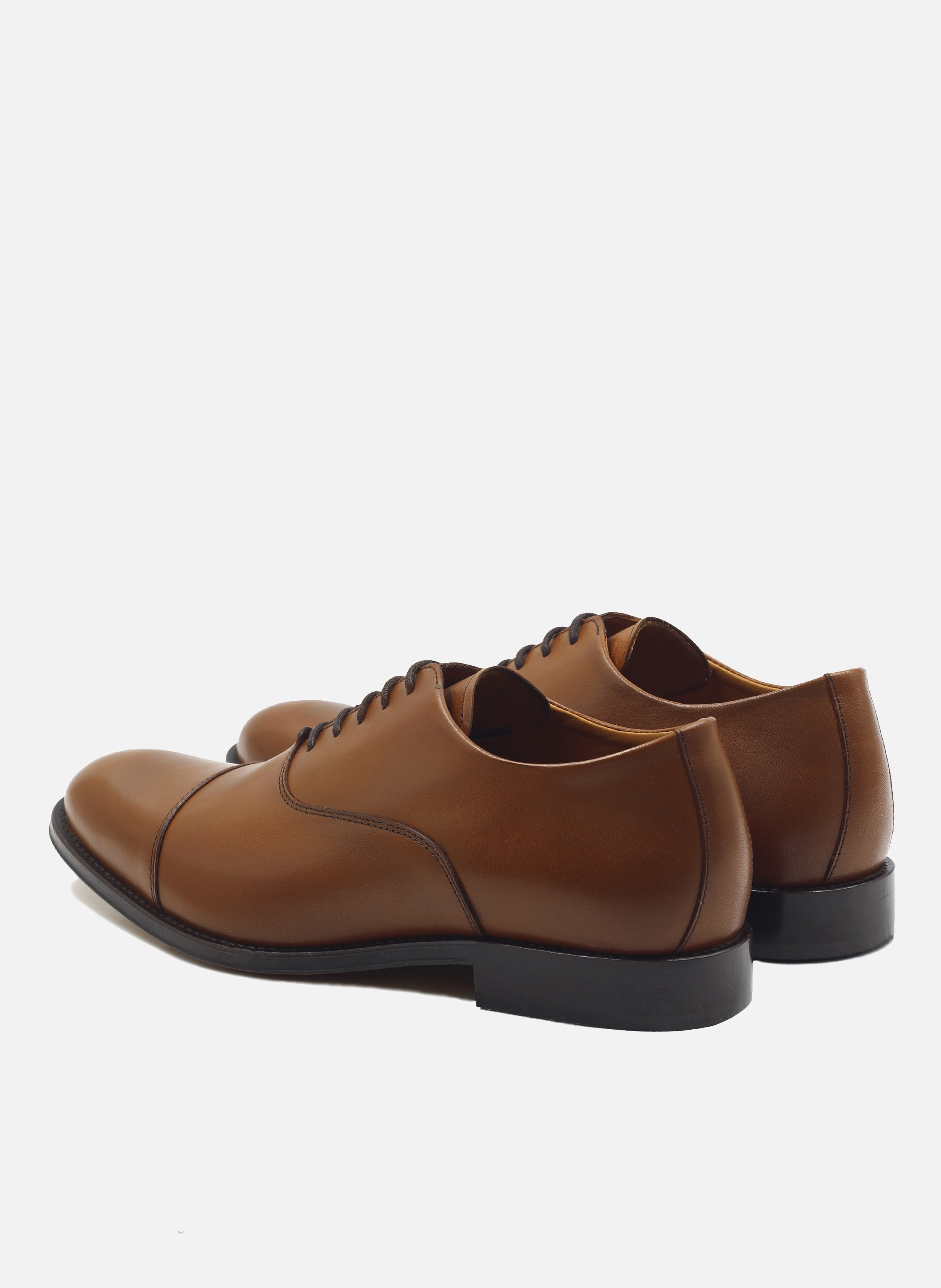 Leather Oxford Richelieu shoes JULES & JENN Brown