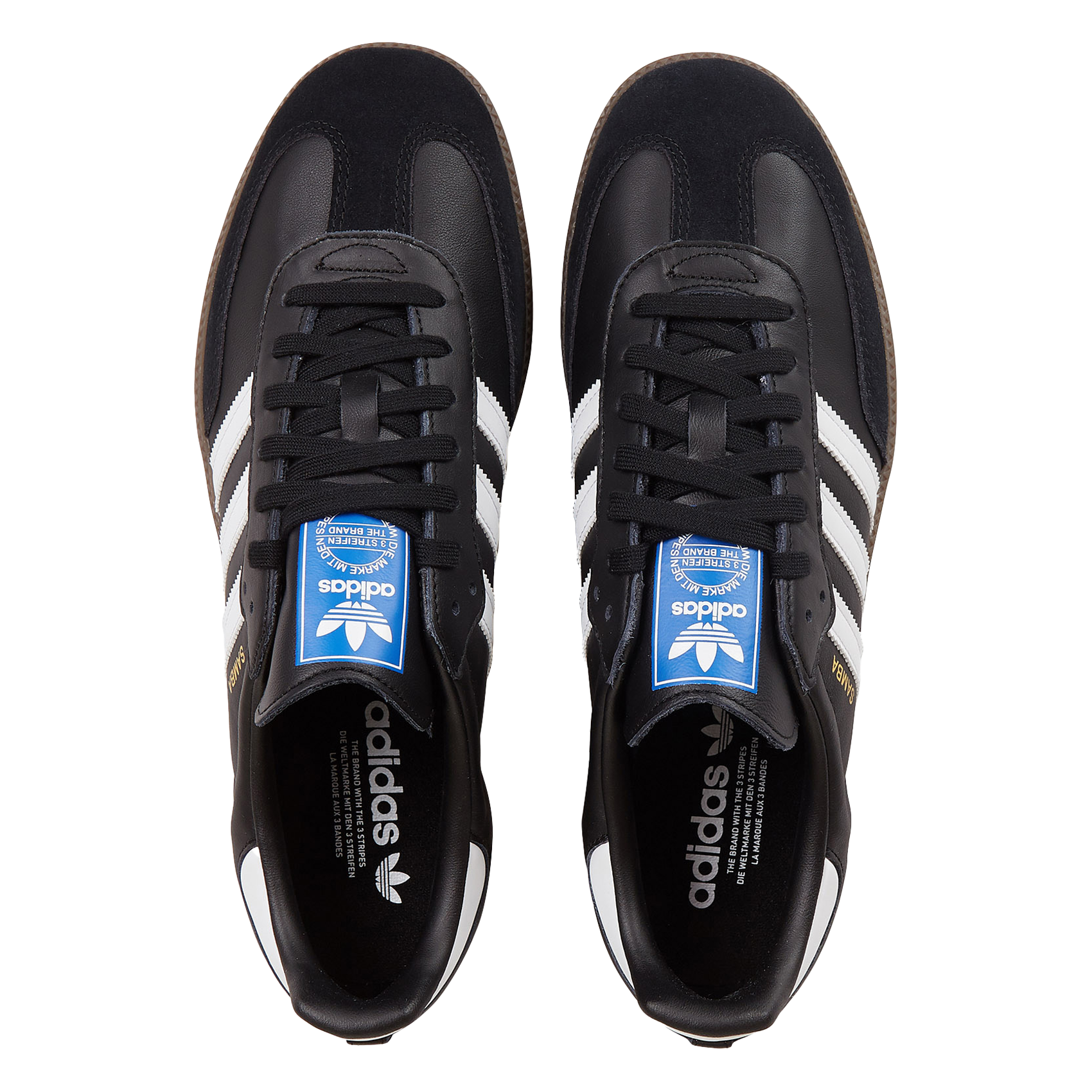 Samba OG leather sneakers ADIDAS Black