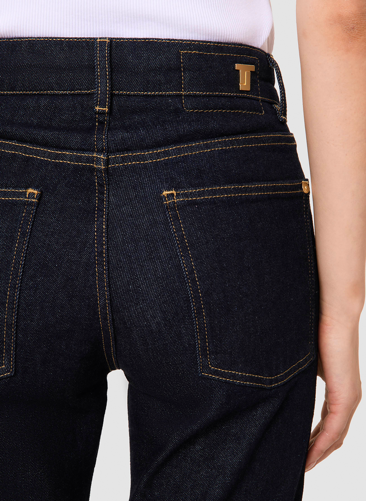 Jena slim in misto cotone TARA JARMON Blu