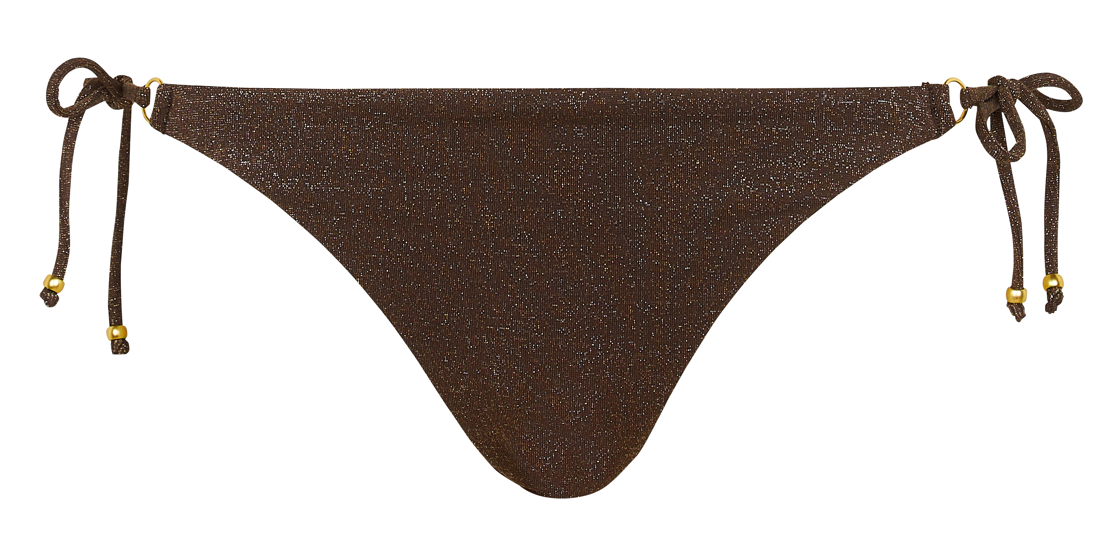 Sparkling bikini bottoms BANANA MOON Brown