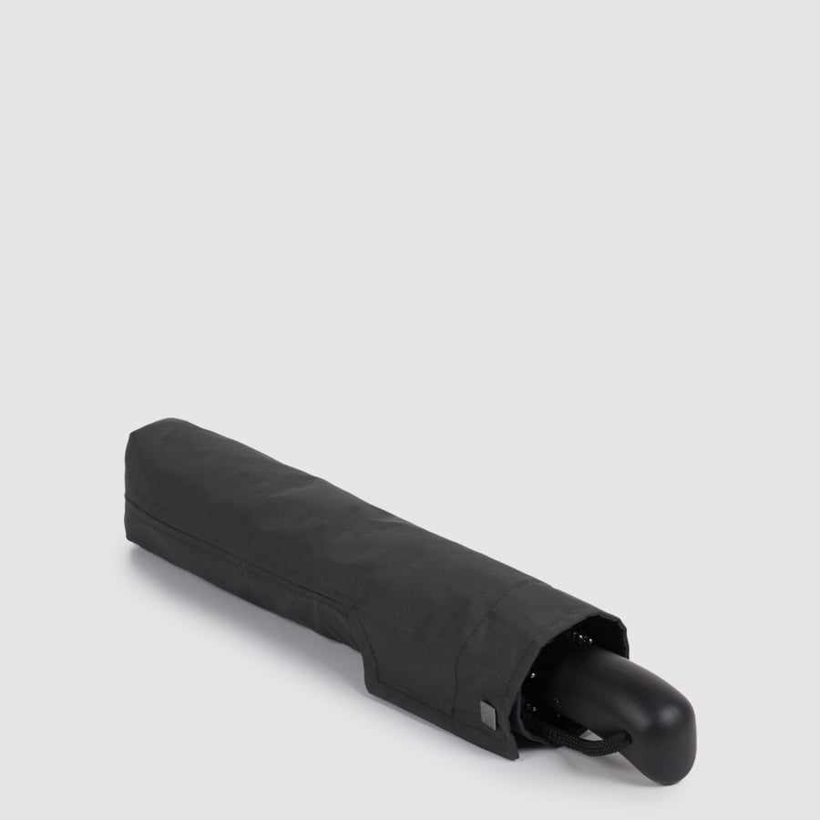 Automatic open/close windproof umbrella PIQUADRO Black