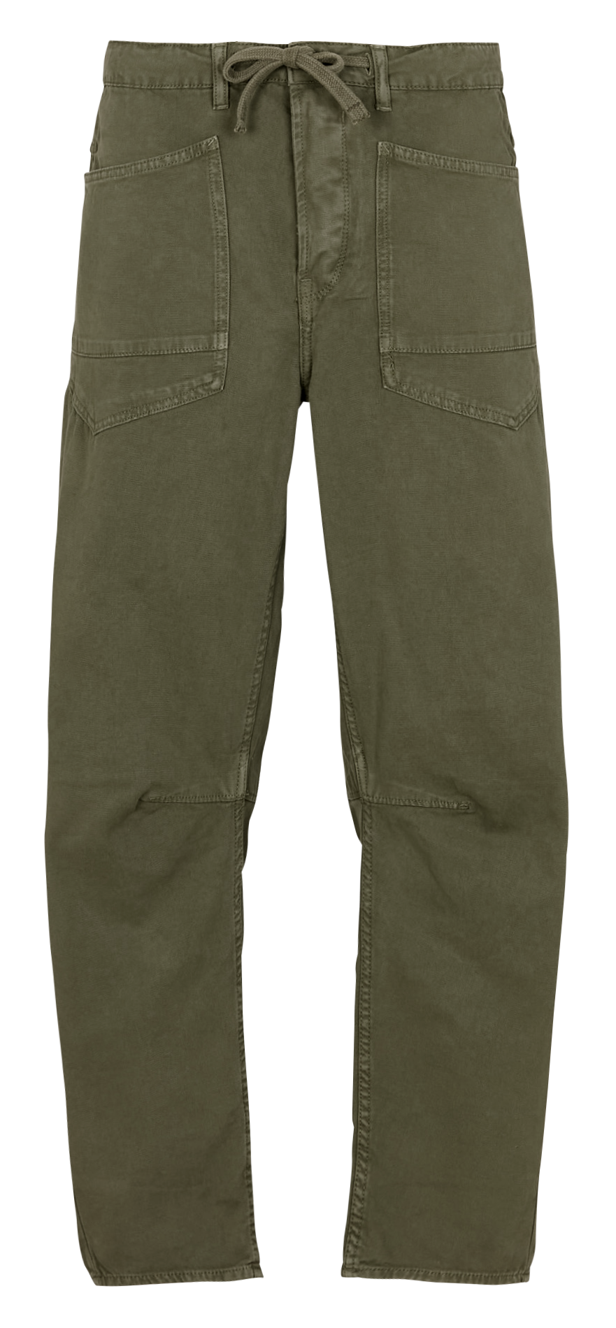 Straight leg jeans in blended cotton HOBO WORK Pesto