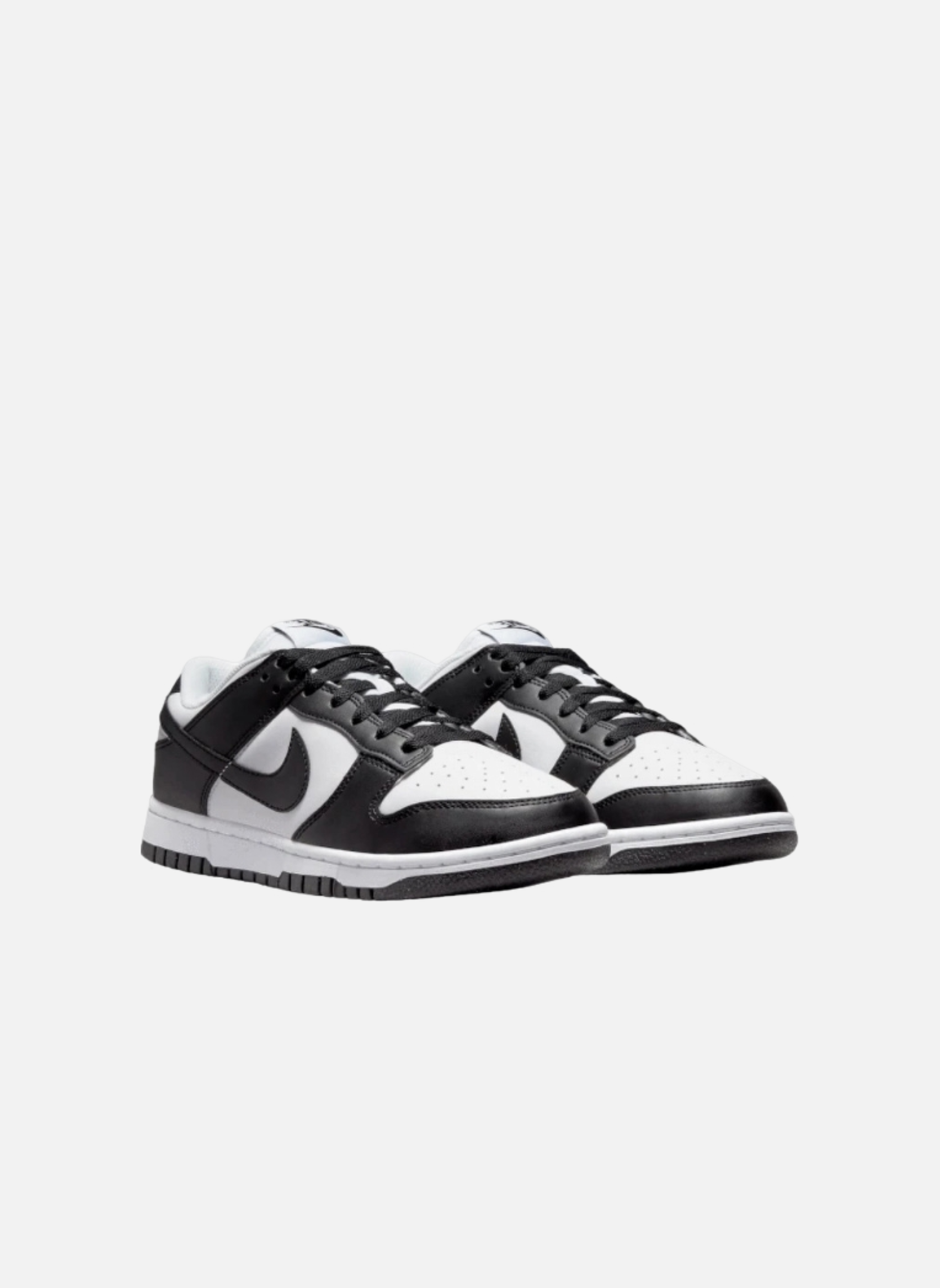 Leather low-top sneakers NIKE White