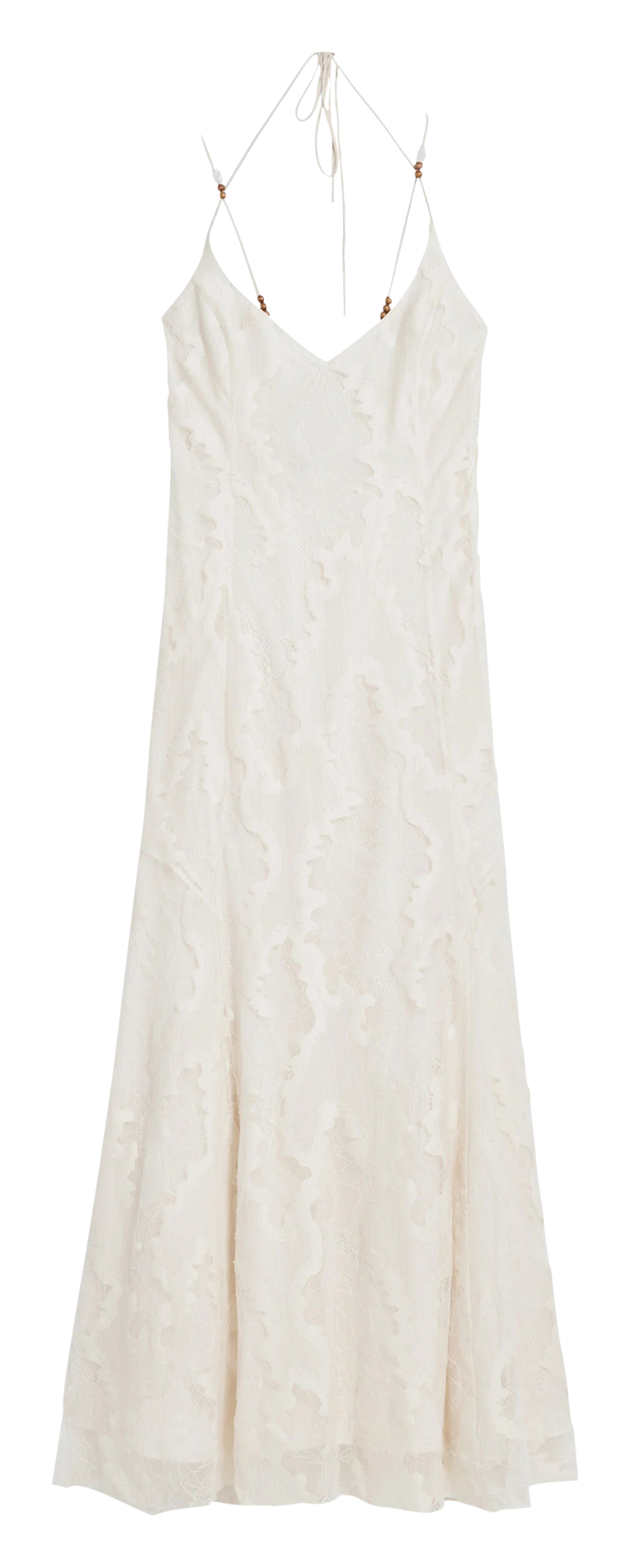 Abito lungo in pizzo DESIGUAL Bianco