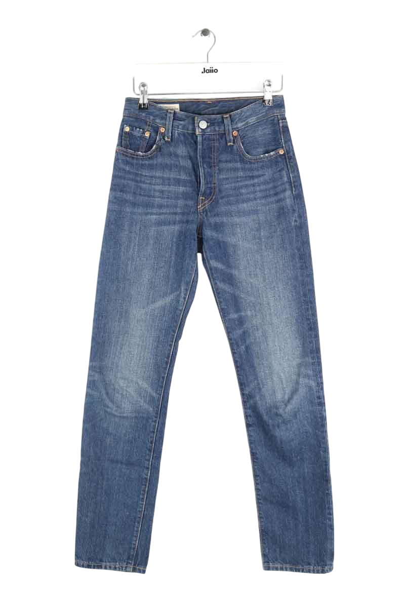 501 slim jeans in cotton LEVI'S - Seconde main Blue