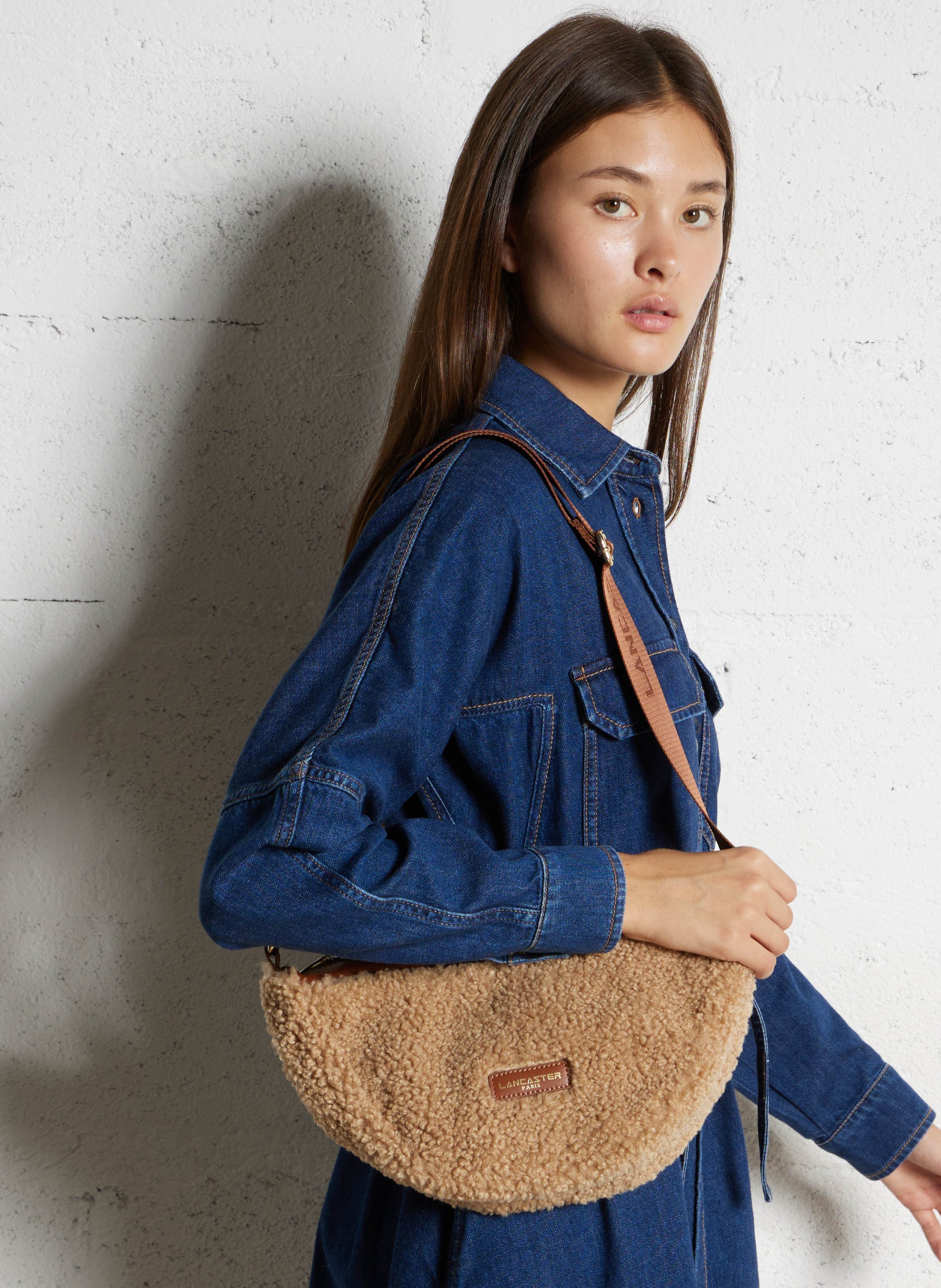 Leren crossbodytas  LANCASTER PARIS Bruin