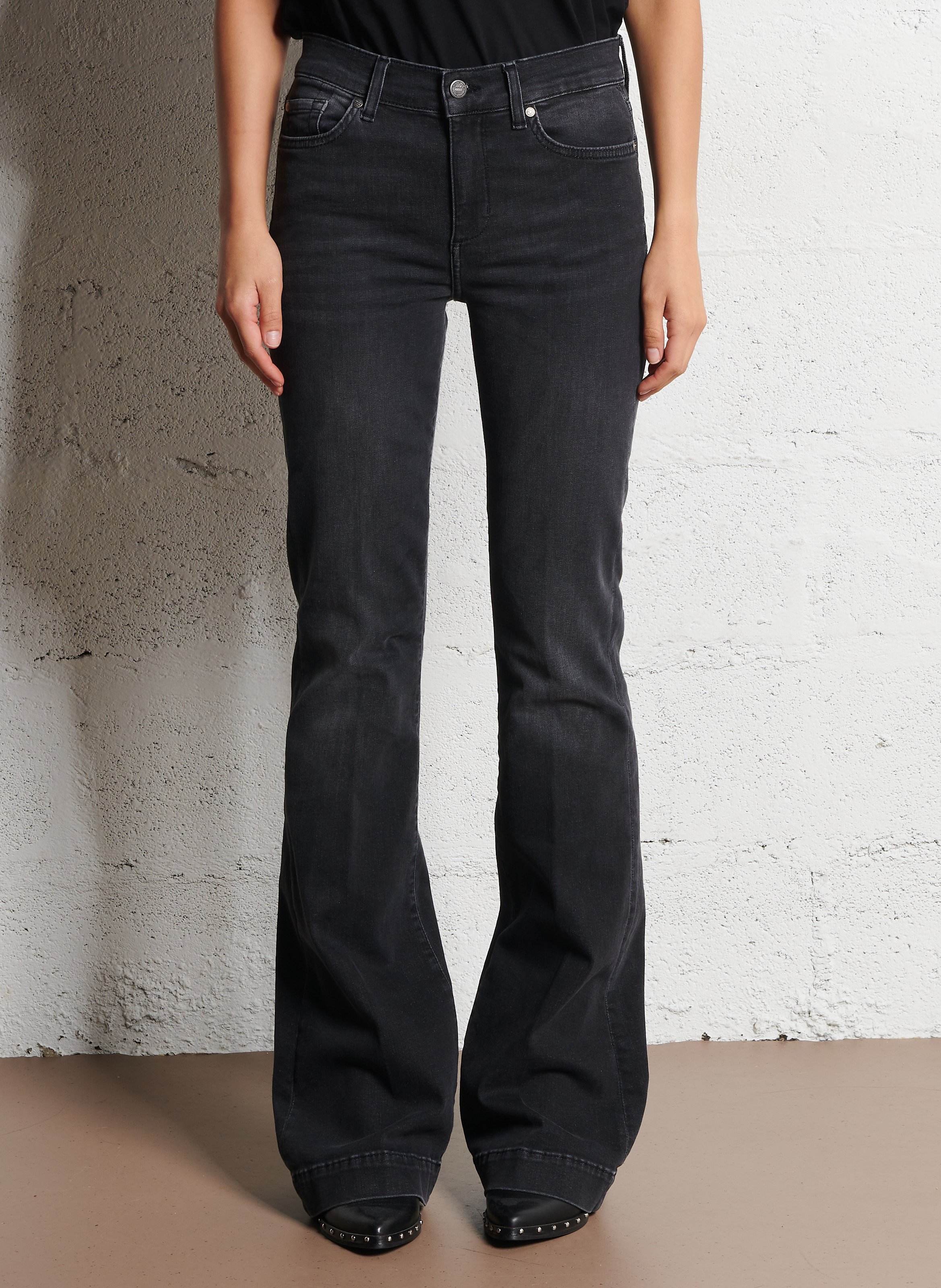 Charlotte - Flared Jeans aus Baumwolle LIU JO Schwarz