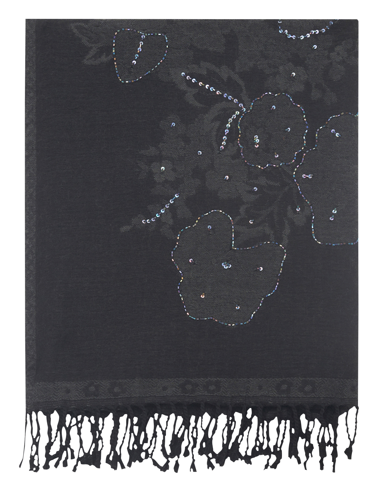 Floral wool scarf GERARD DAREL