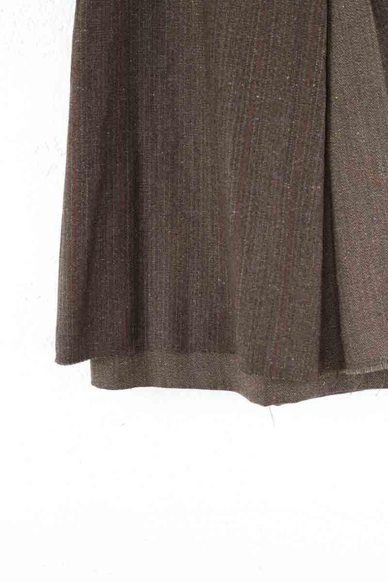 Wool skirt KENZO - SECONDE MAIN Brown