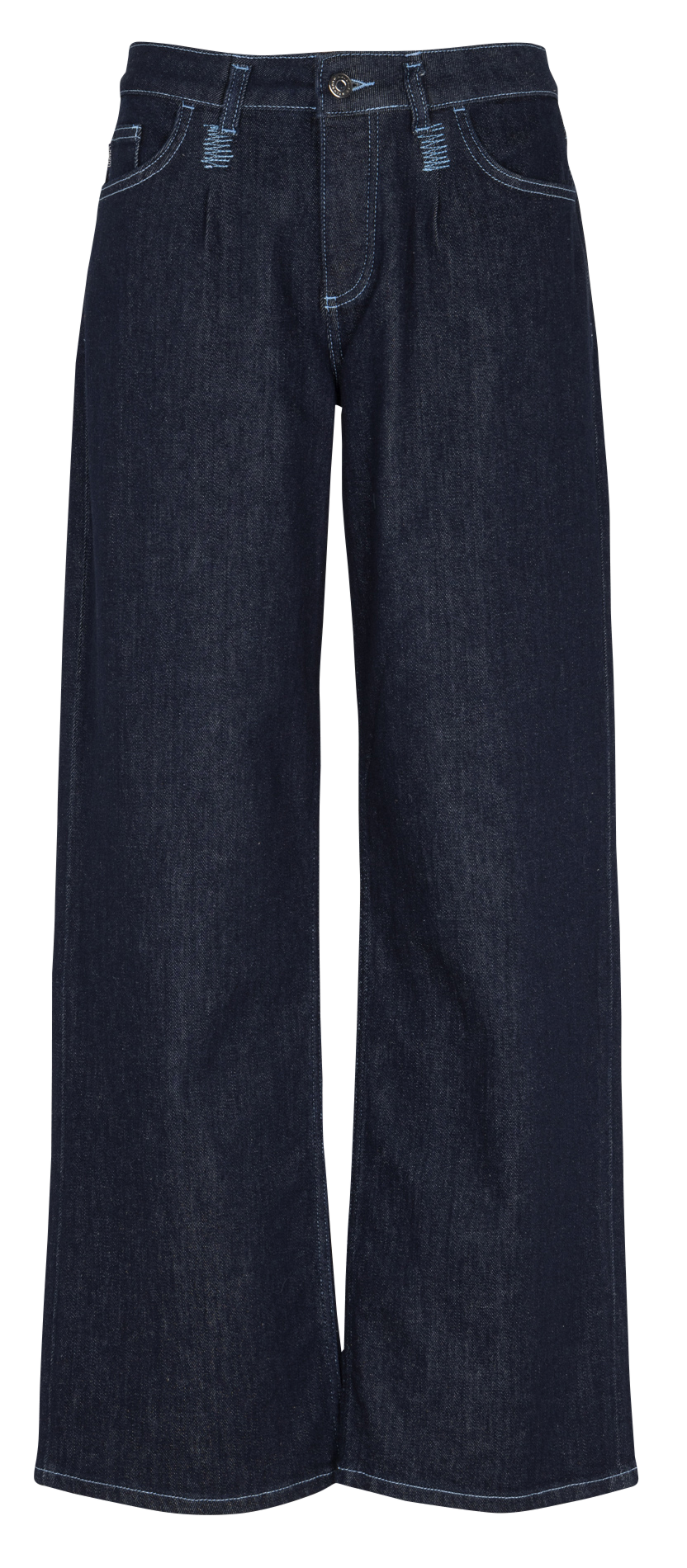 Gekleurde straight-fit jeans met 5 zakken FABIENNE CHAPOT Blauw