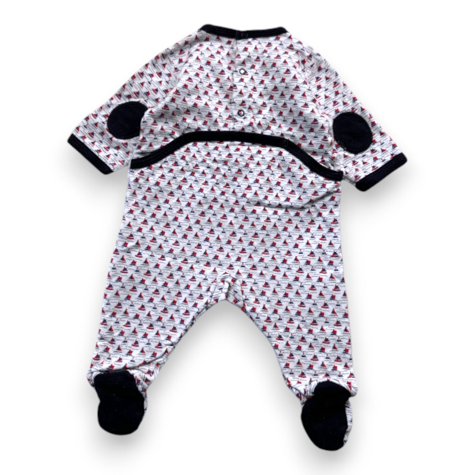 White baby pajamas - 1 month PETIT BATEAU - Seconde Main White