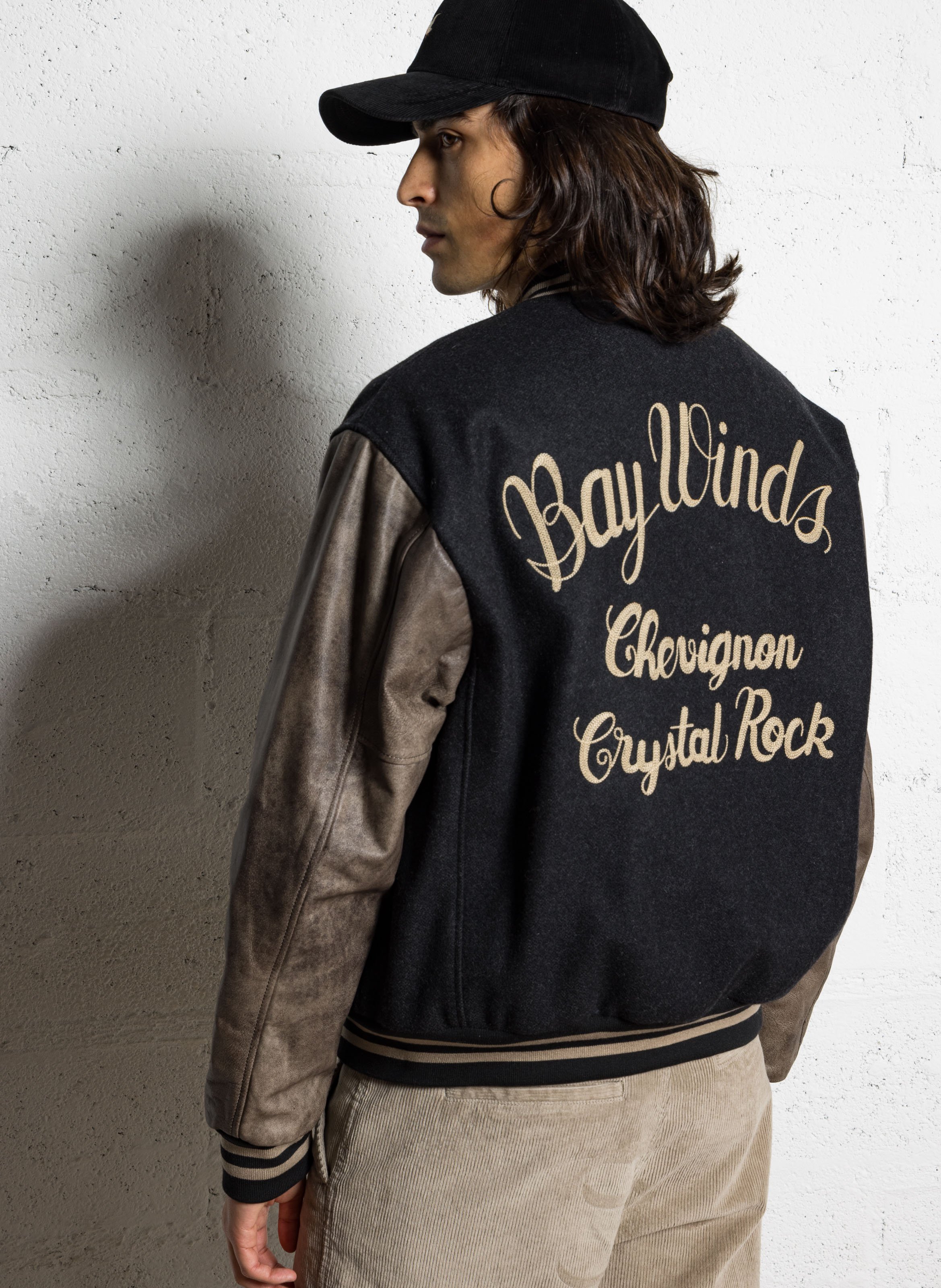 Blouson oversize en laine CHEVIGNON Noir