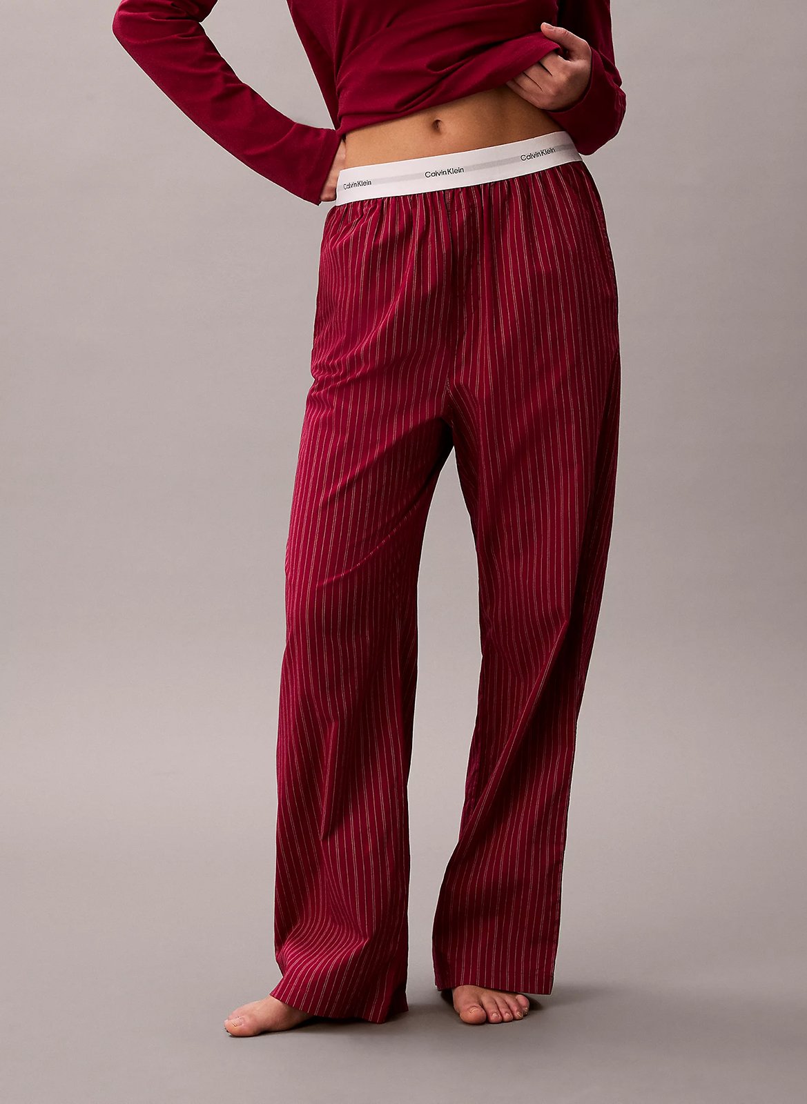 Ensemble de pyjama rayé en coton CALVIN KLEIN UNDERWEAR Multicolore