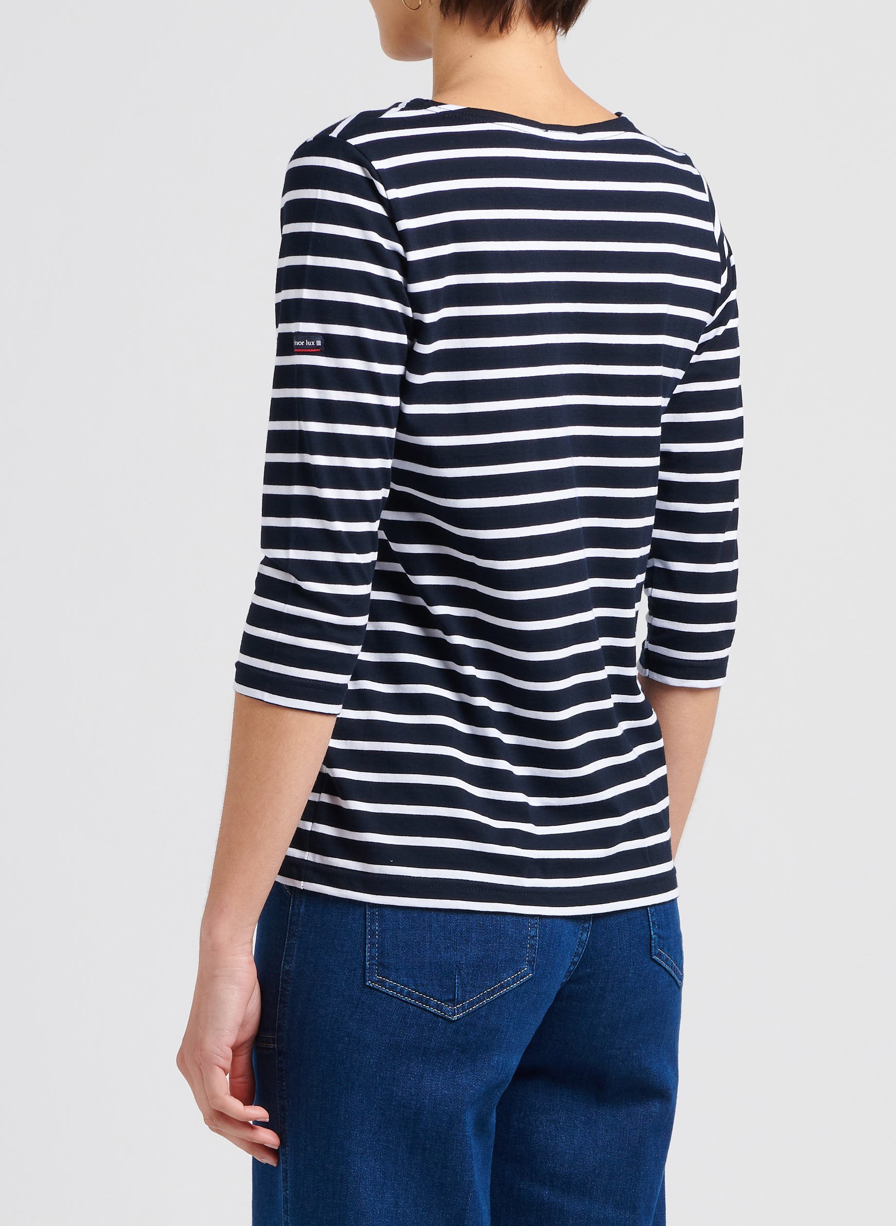 Matrosenshirt aus leichtem Jersey mit Rundhalsausschnitt ARMOR LUX Blau