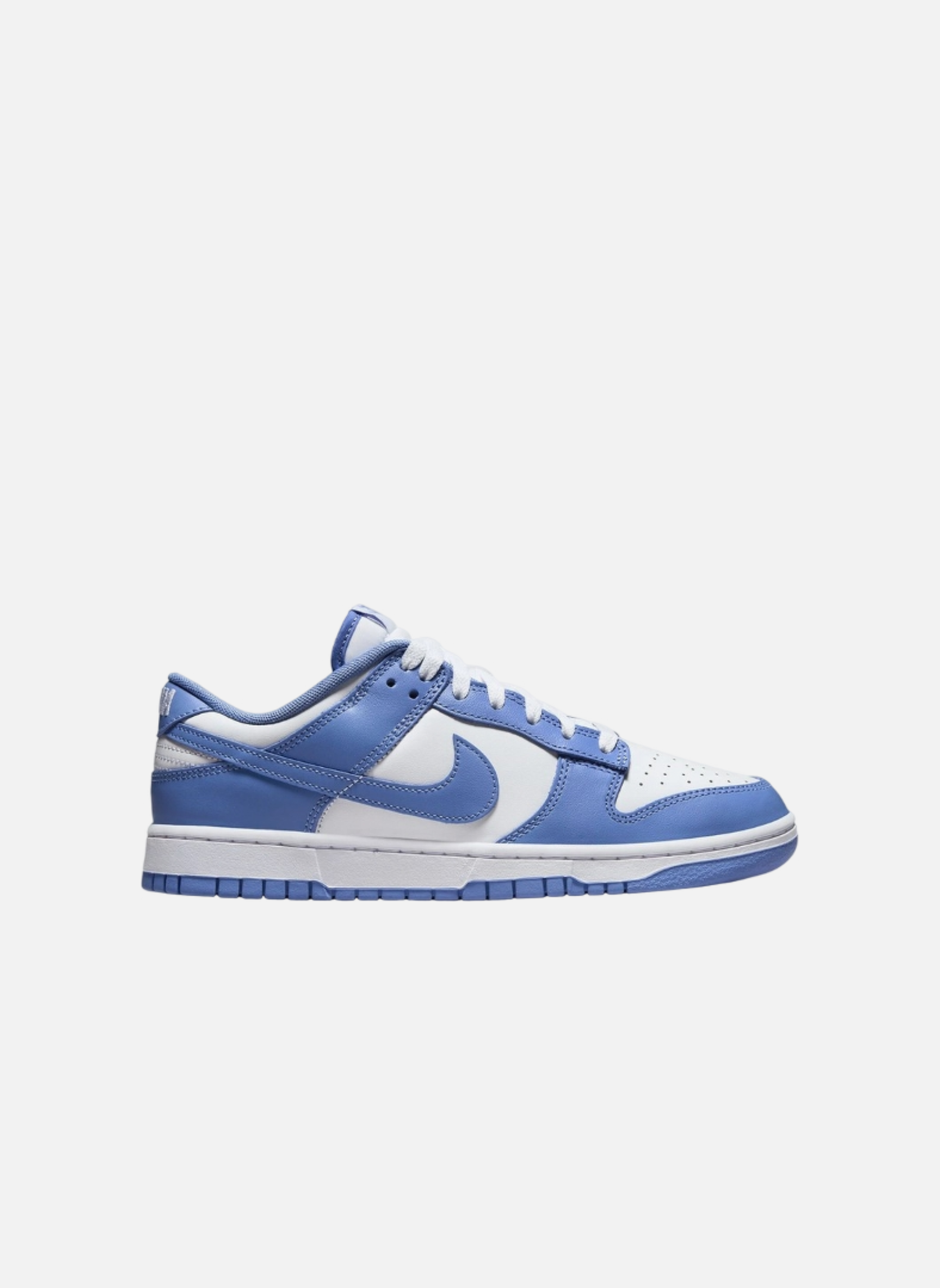 Leather low-top sneakers NIKE Blue