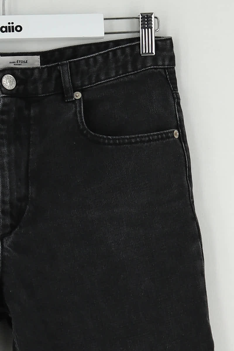- Straight-leg jeans
- 5 pockets
- Straight cut
- Faded effect ISABEL MARANT ÉTOILE - SECONDE MAIN Black