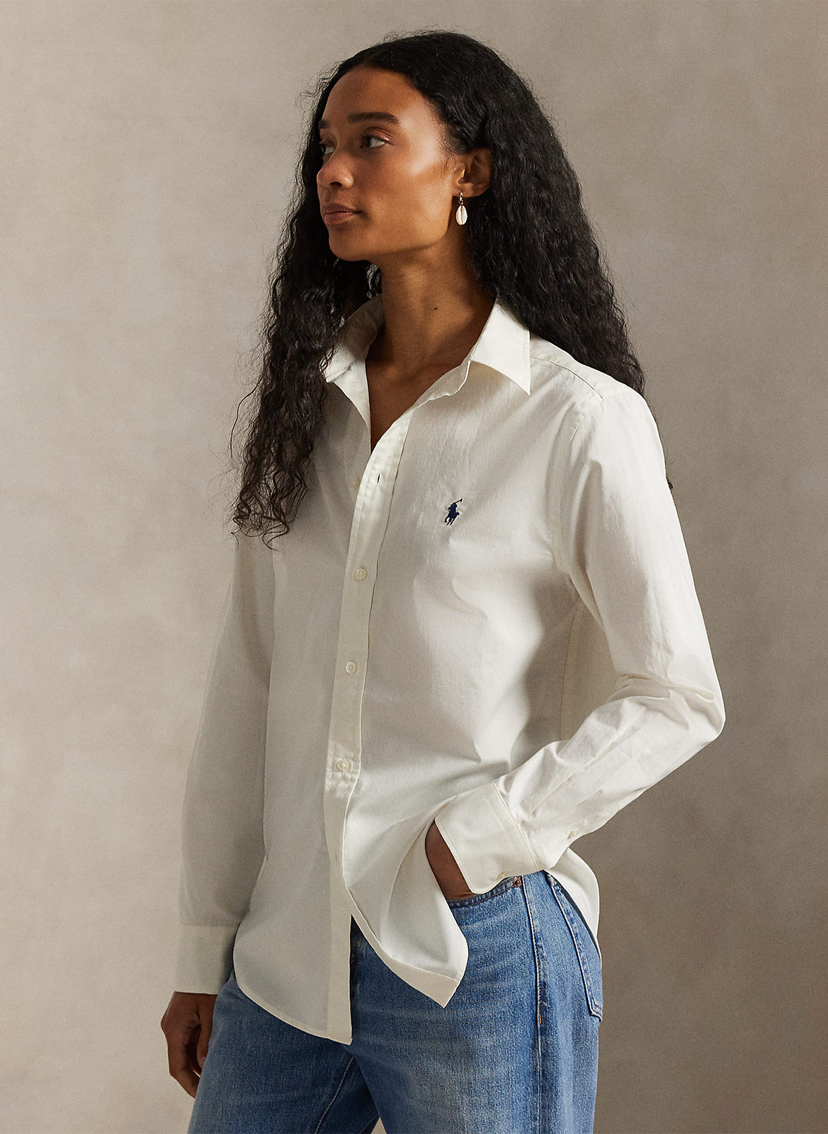 Chemise col classique en coton POLO RALPH LAUREN