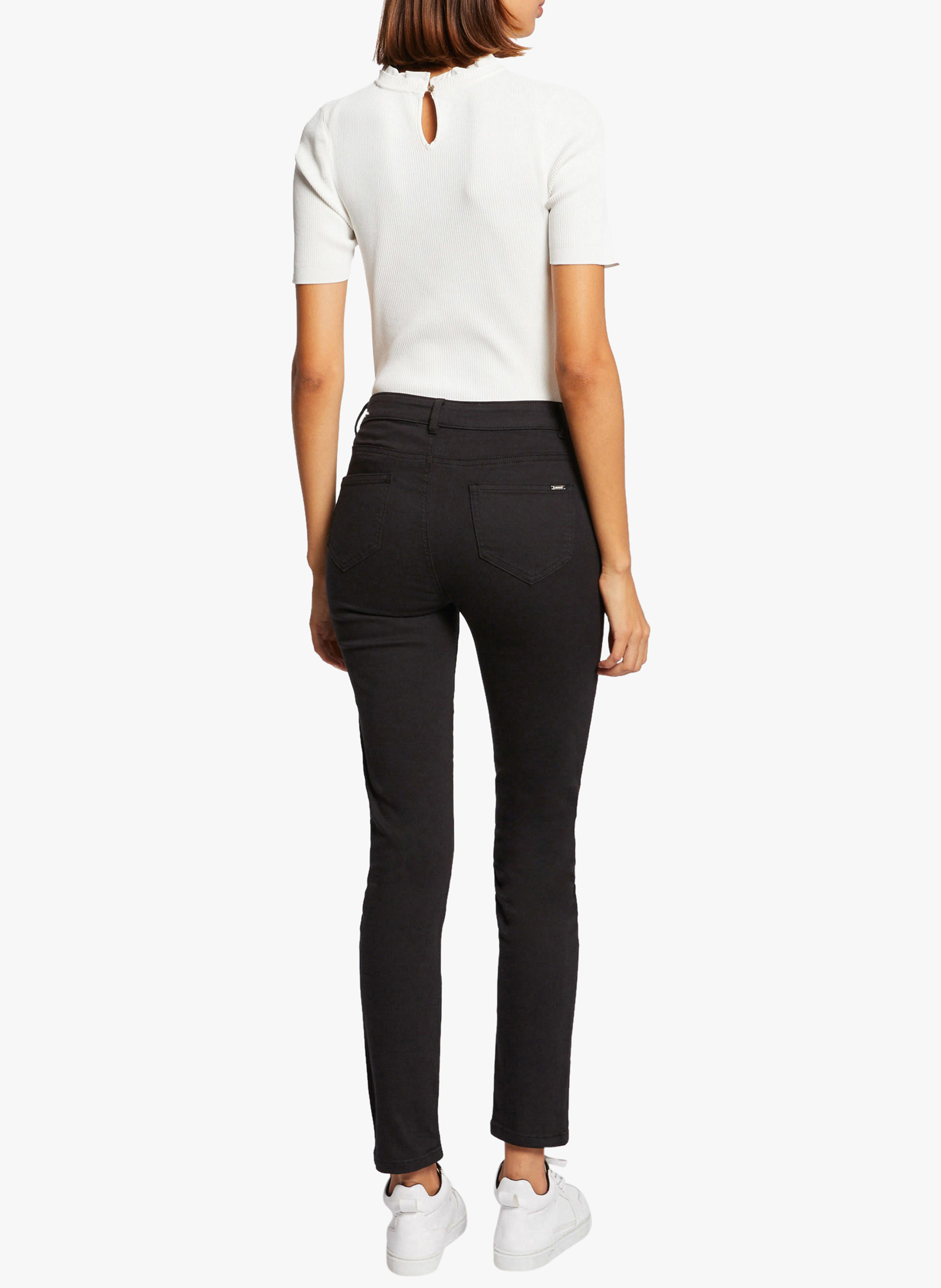 Skinny Jeans aus Baumwoll-Mix MORGAN Schwarz