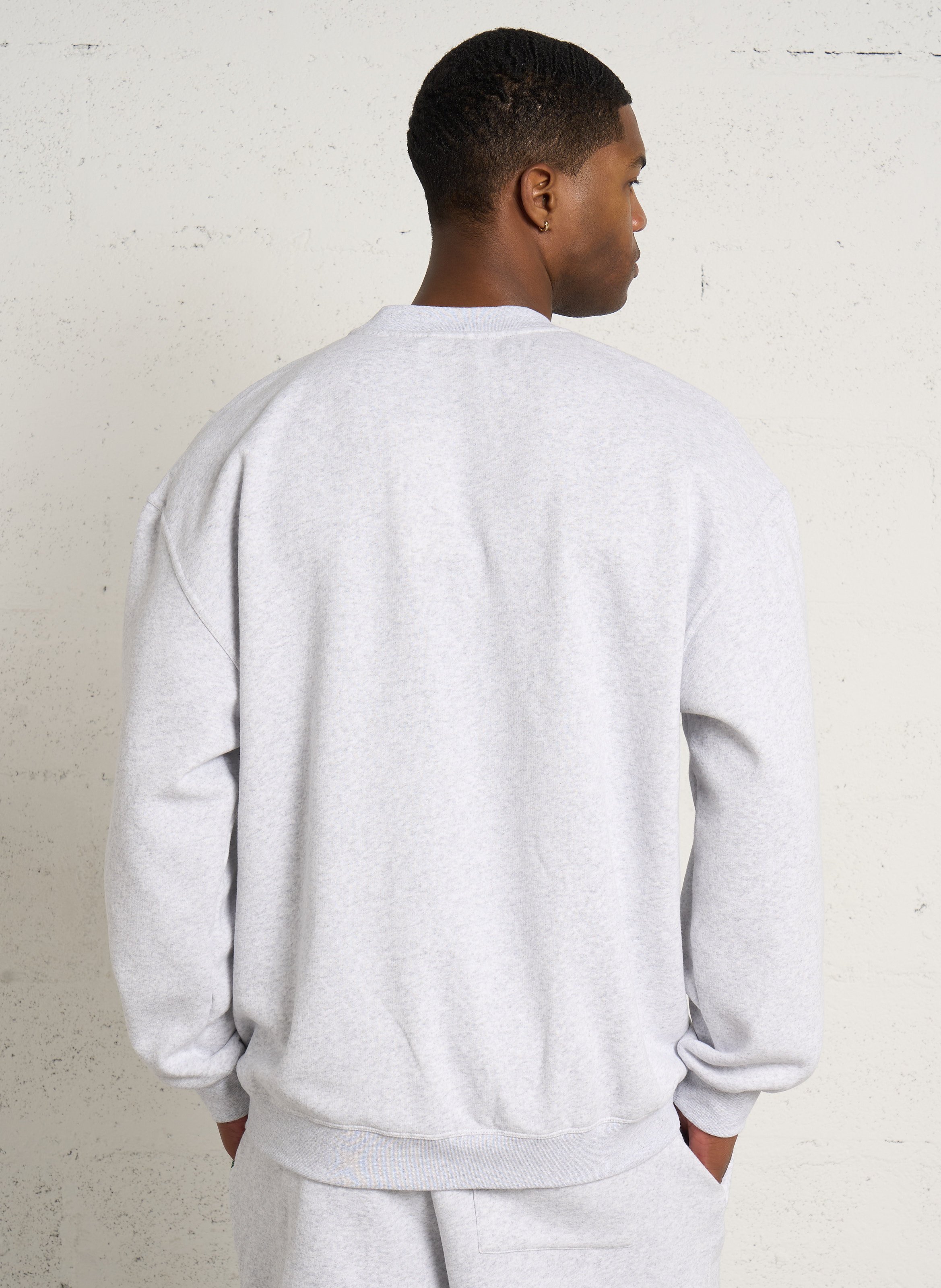 Sweat droit col rond AMERICAN VINTAGE Gris